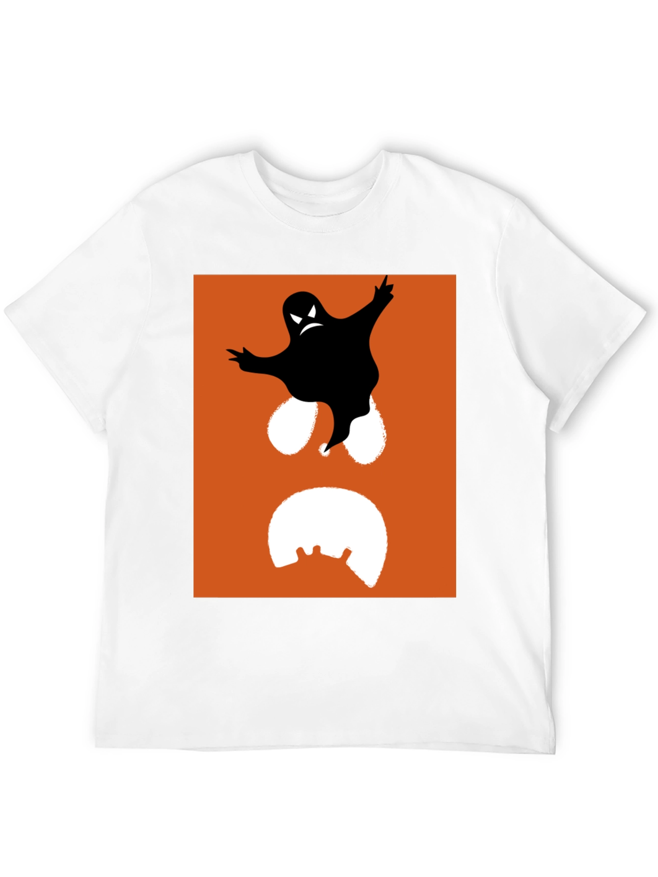 Spooky Ghost Graphic Tee - Halloween Fashion