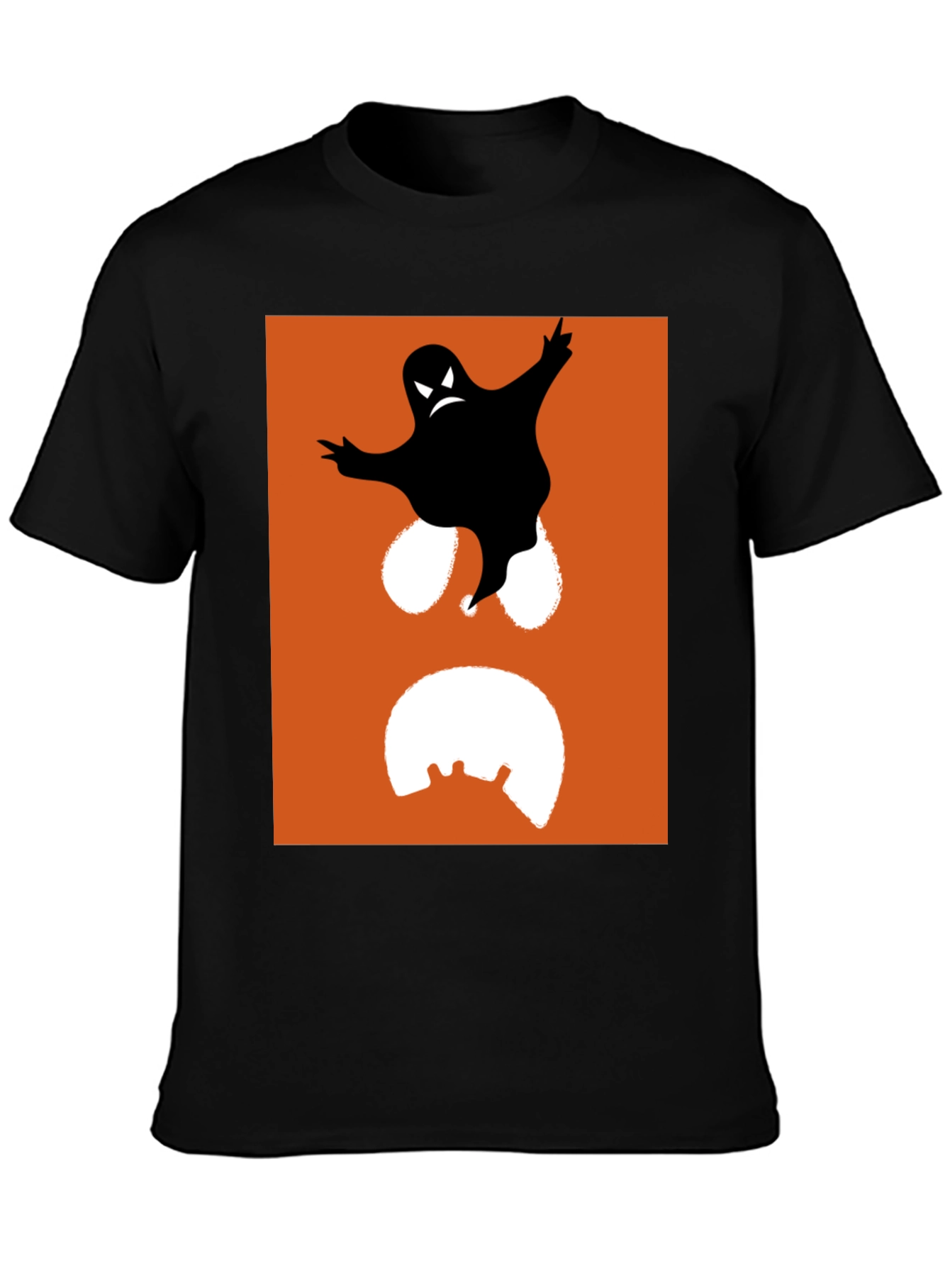 Spooky Ghost Graphic Tee - Halloween Fashion