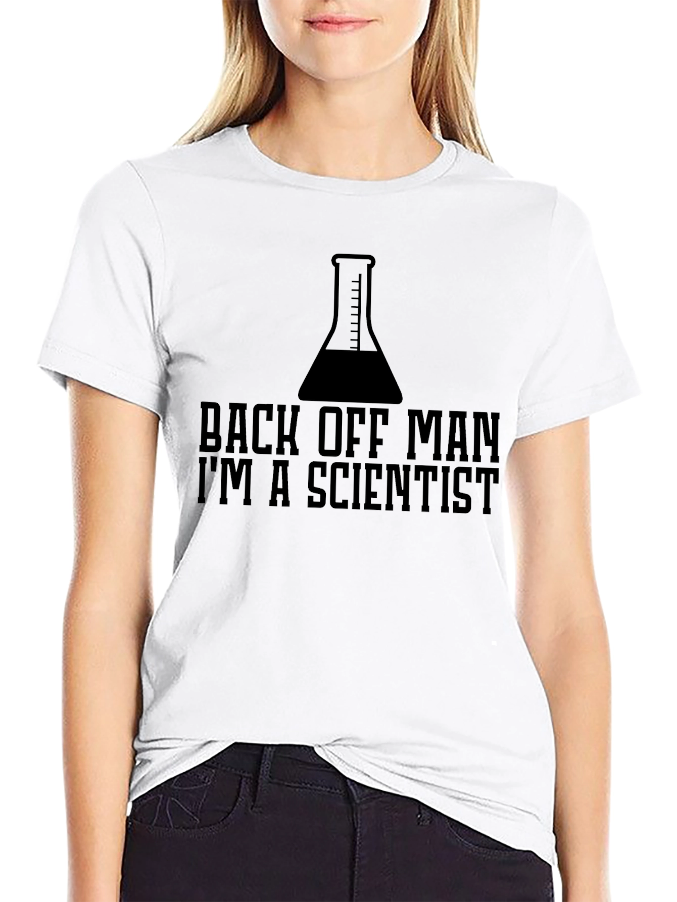 Back Off Man Im A Scientist Black T-Shirt