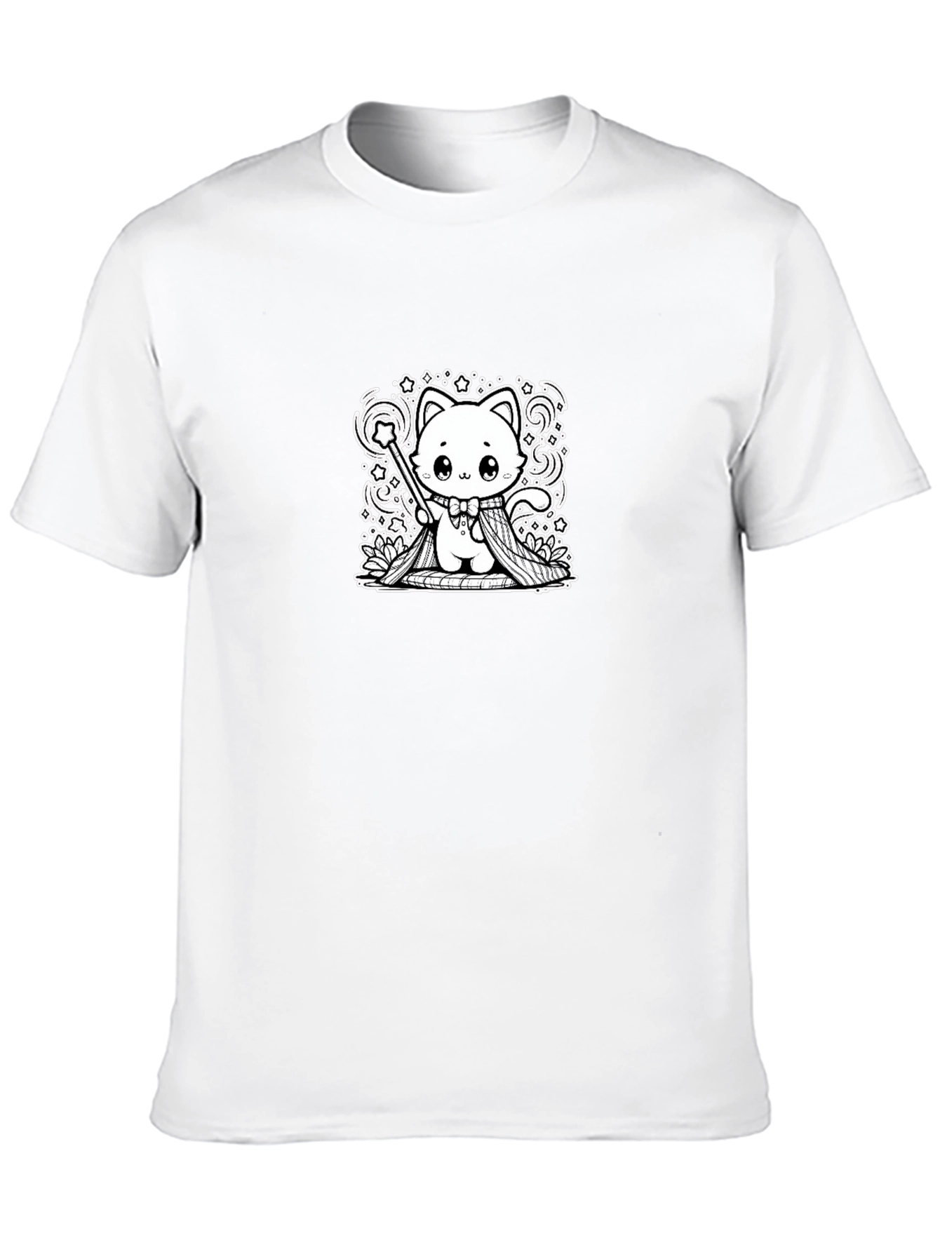 Magical Kitty T-Shirt - Whimsical Wizard Cat Design