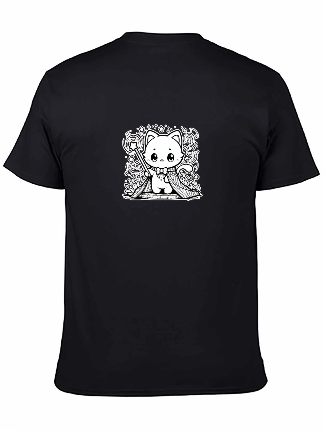 Magical Kitty T-Shirt - Whimsical Wizard Cat Design