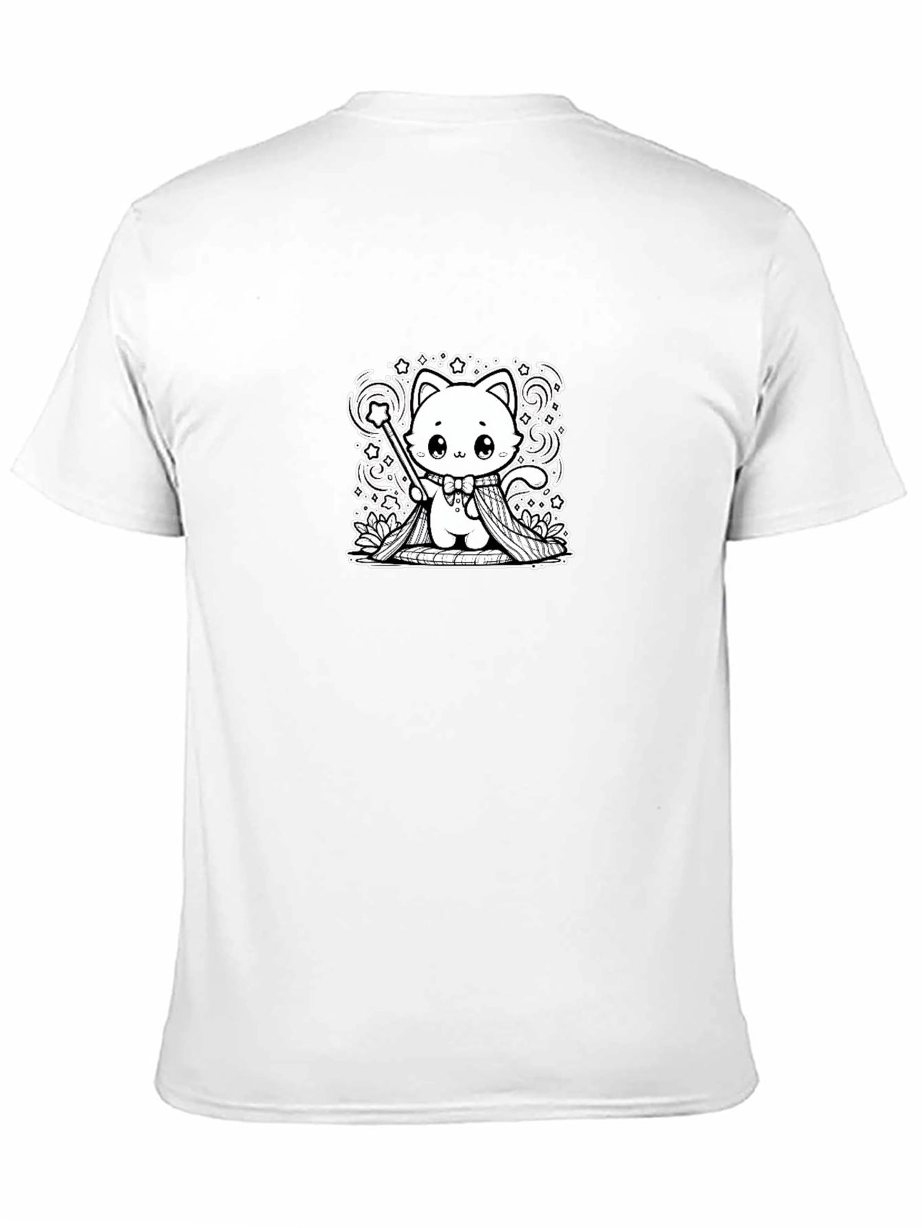 Magical Kitty T-Shirt - Whimsical Wizard Cat Design