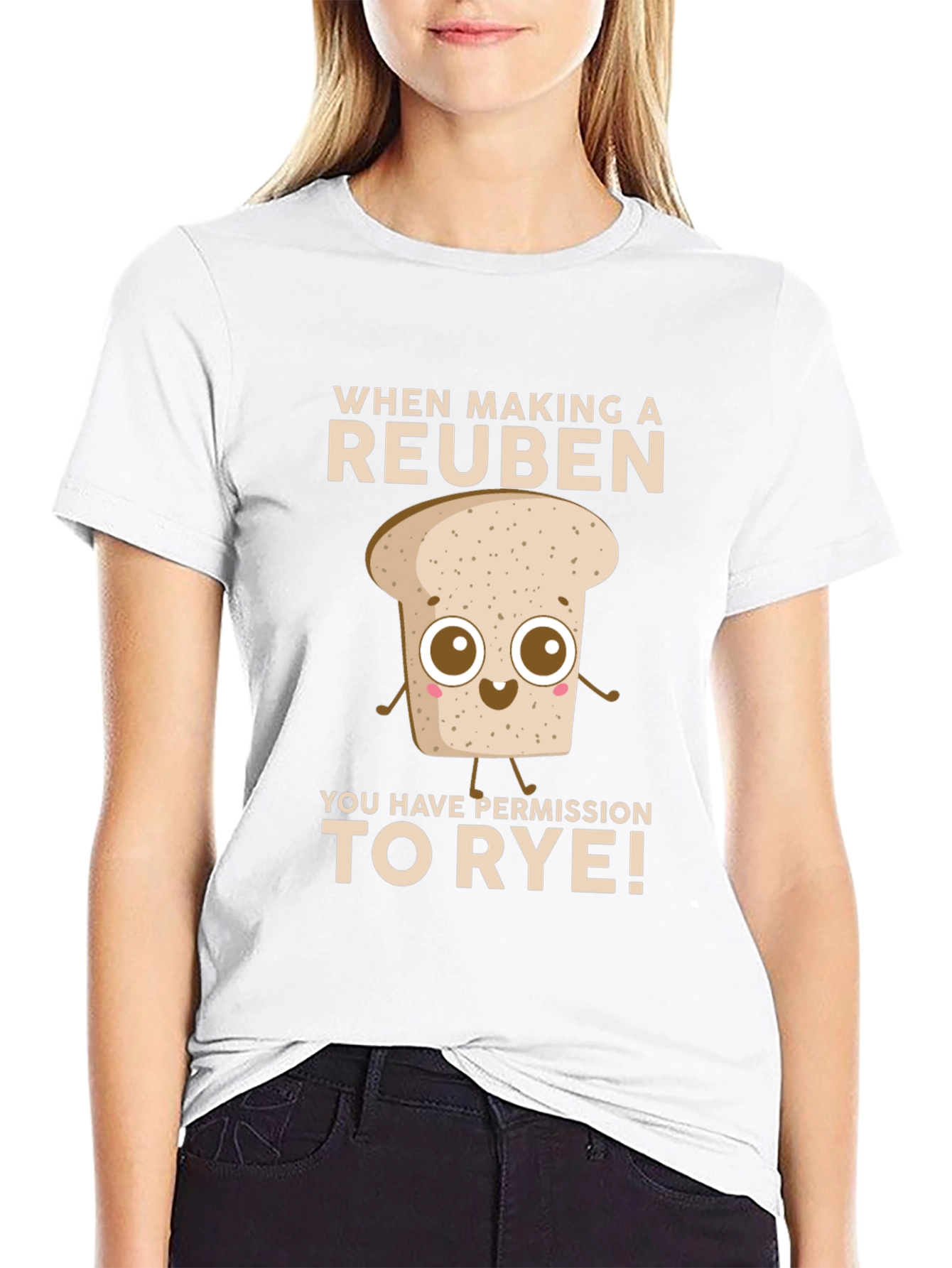 Reuben Sandwich Rye Bread Humor T-Shirt