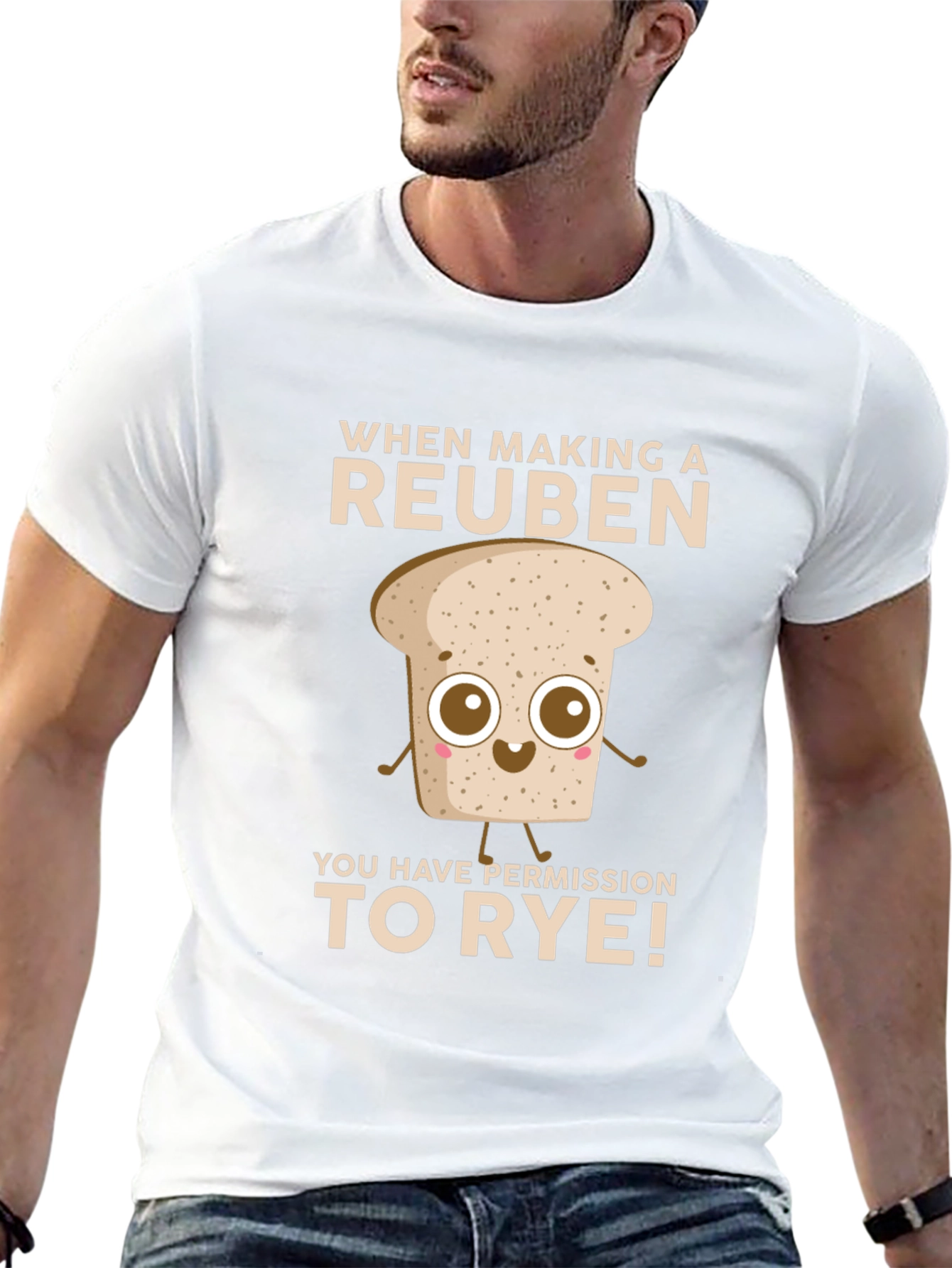 Reuben Sandwich Rye Bread Humor T-Shirt