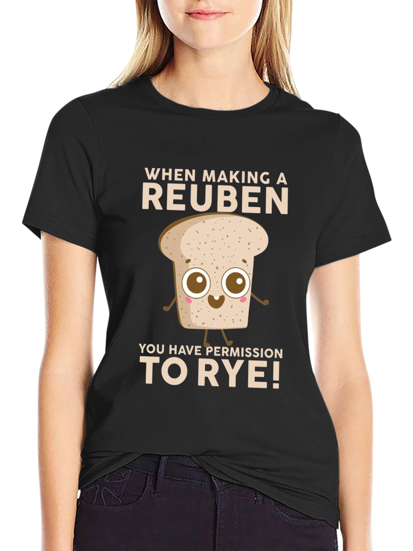 Reuben Sandwich Rye Bread Humor T-Shirt