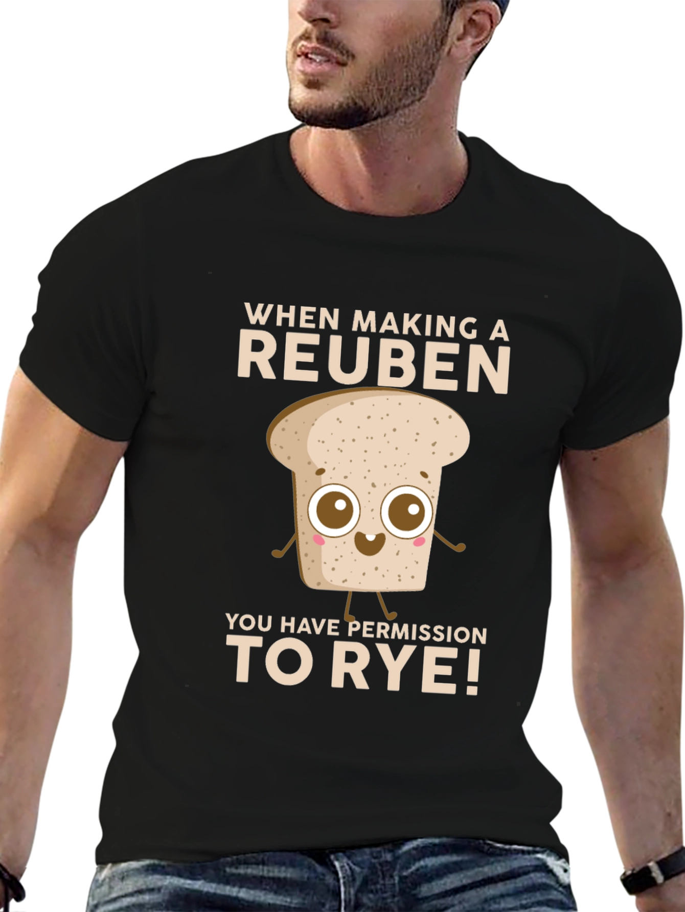 Reuben Sandwich Rye Bread Humor T-Shirt