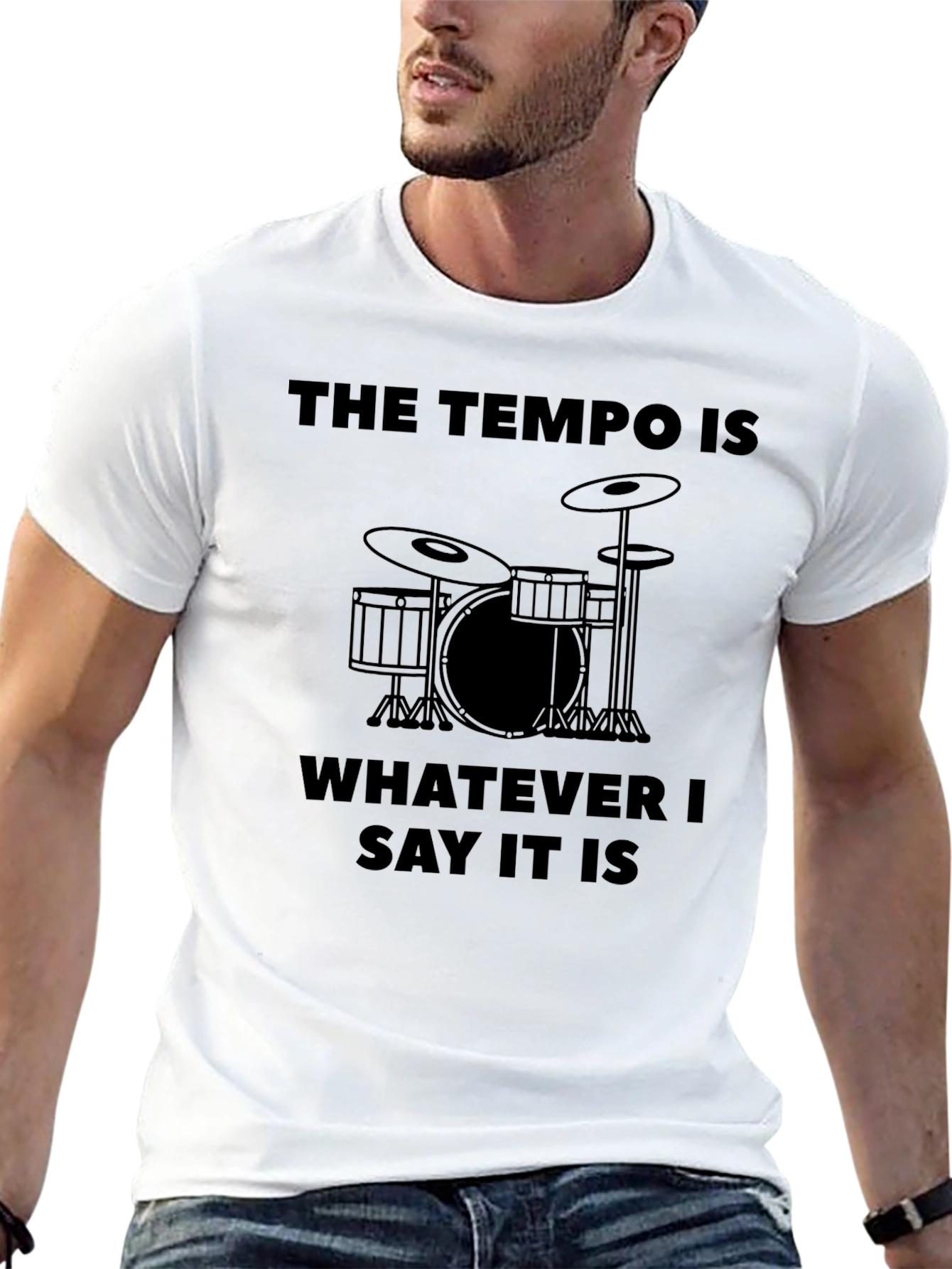 The Tempo Is Drummer T-Shirt