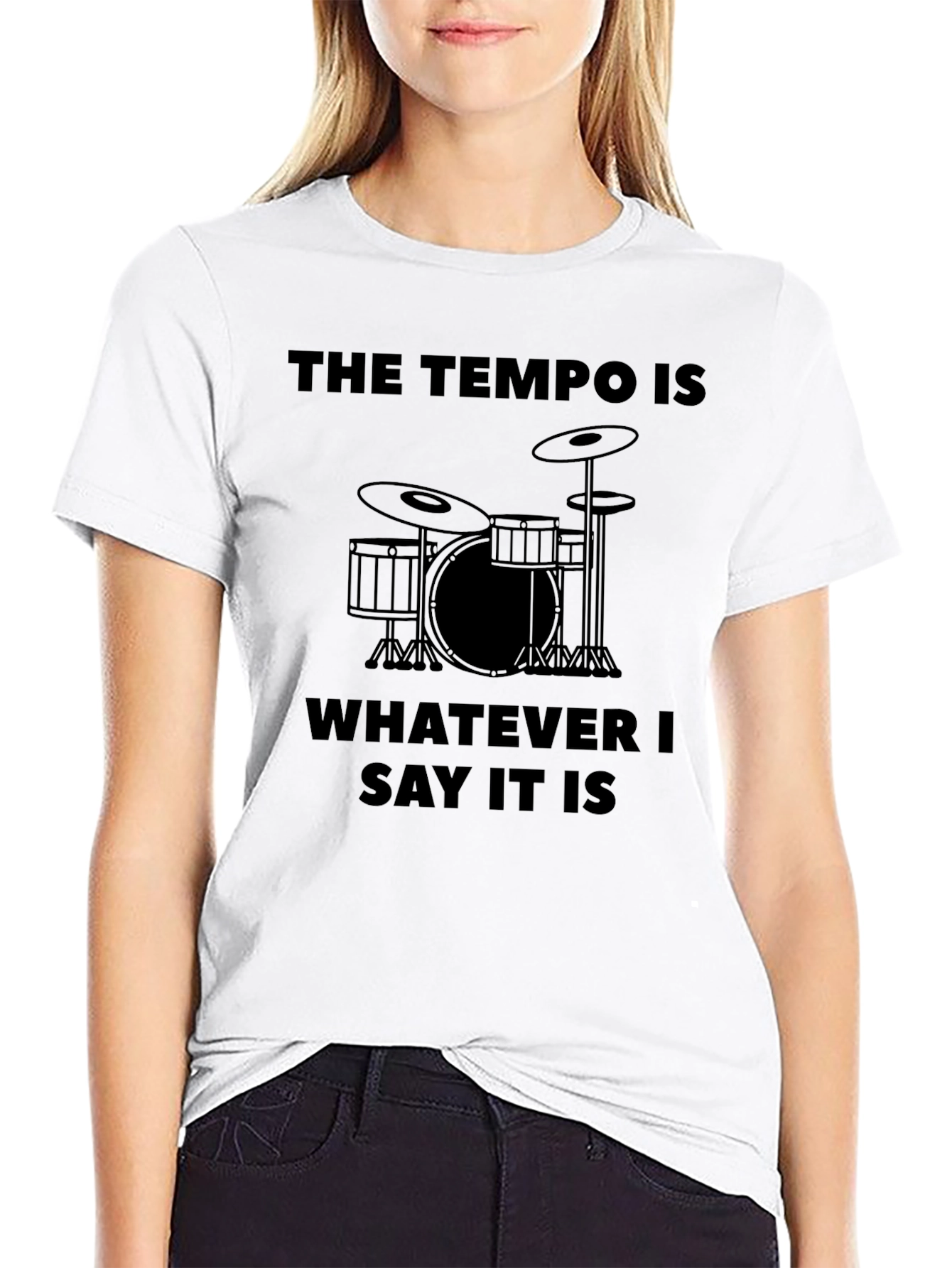 The Tempo Is Drummer T-Shirt
