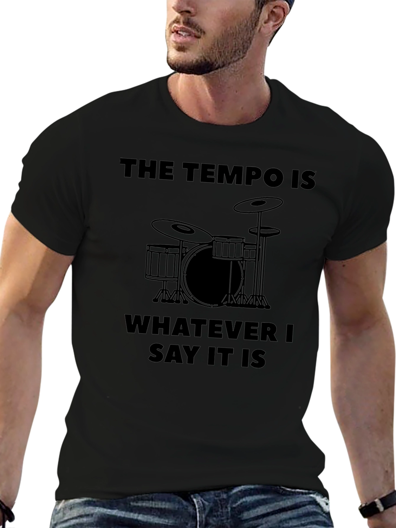 The Tempo Is Drummer T-Shirt