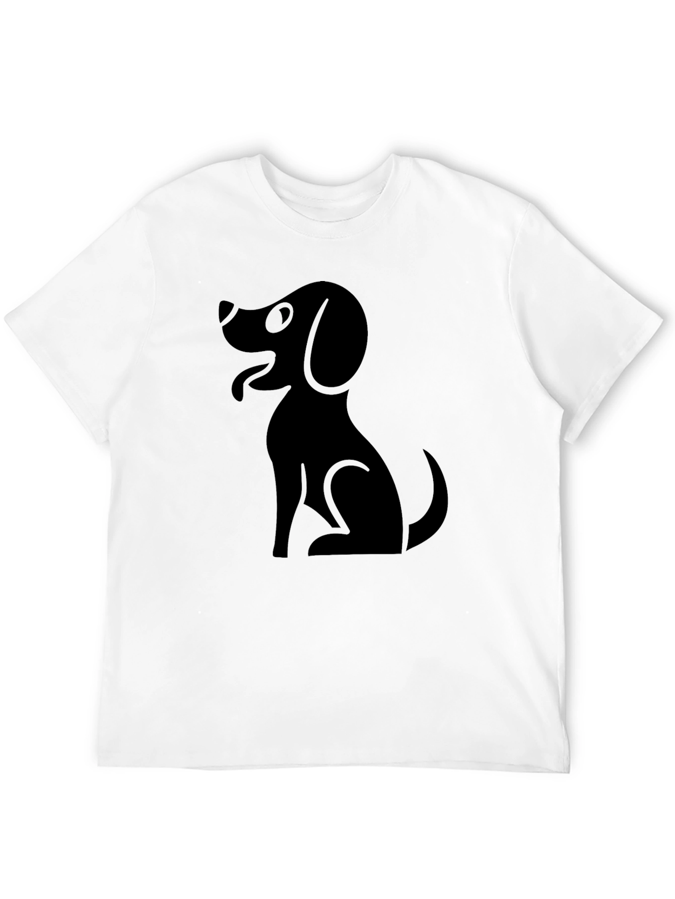 Black Dog Graphic Tee - Casual Comfort