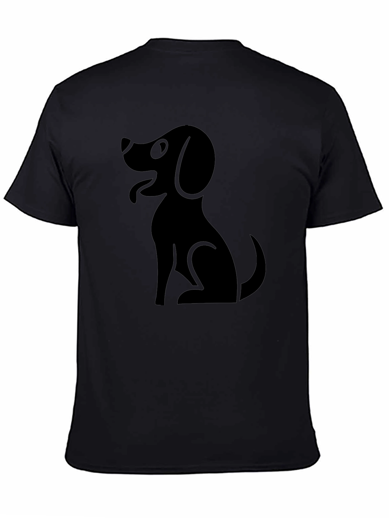 Black Dog Graphic Tee - Casual Comfort