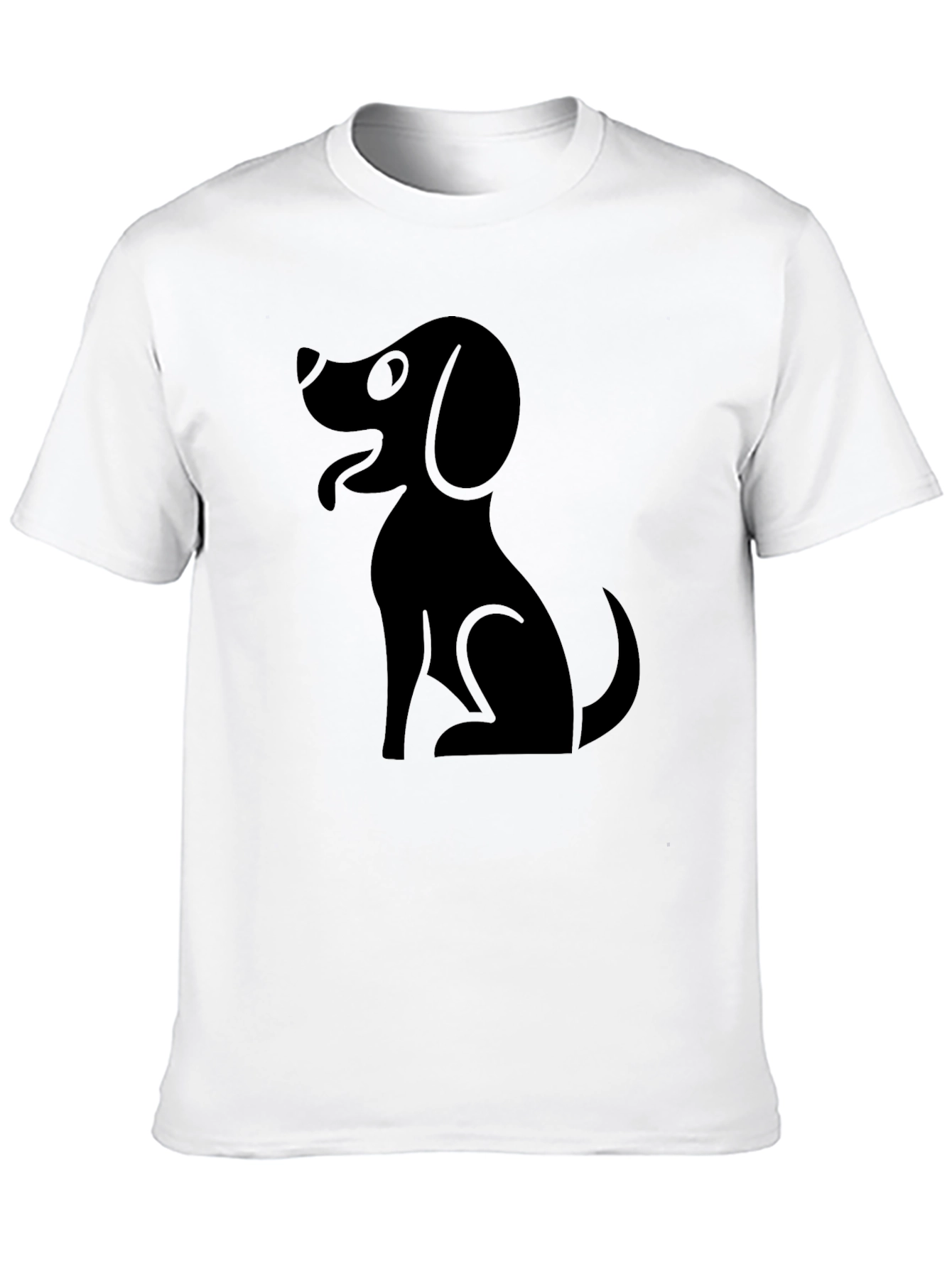 Black Dog Graphic Tee - Casual Comfort