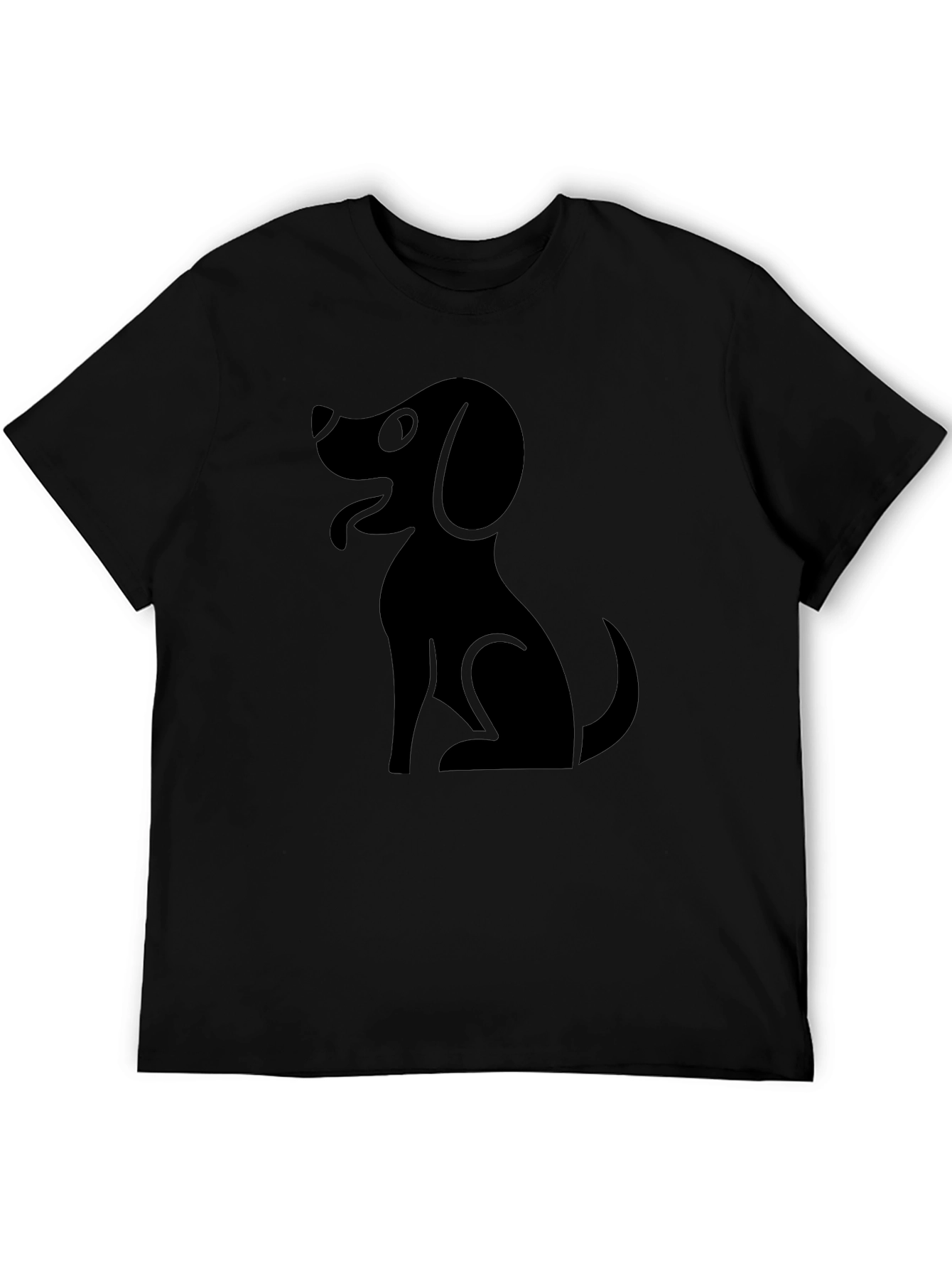Black Dog Graphic Tee - Casual Comfort