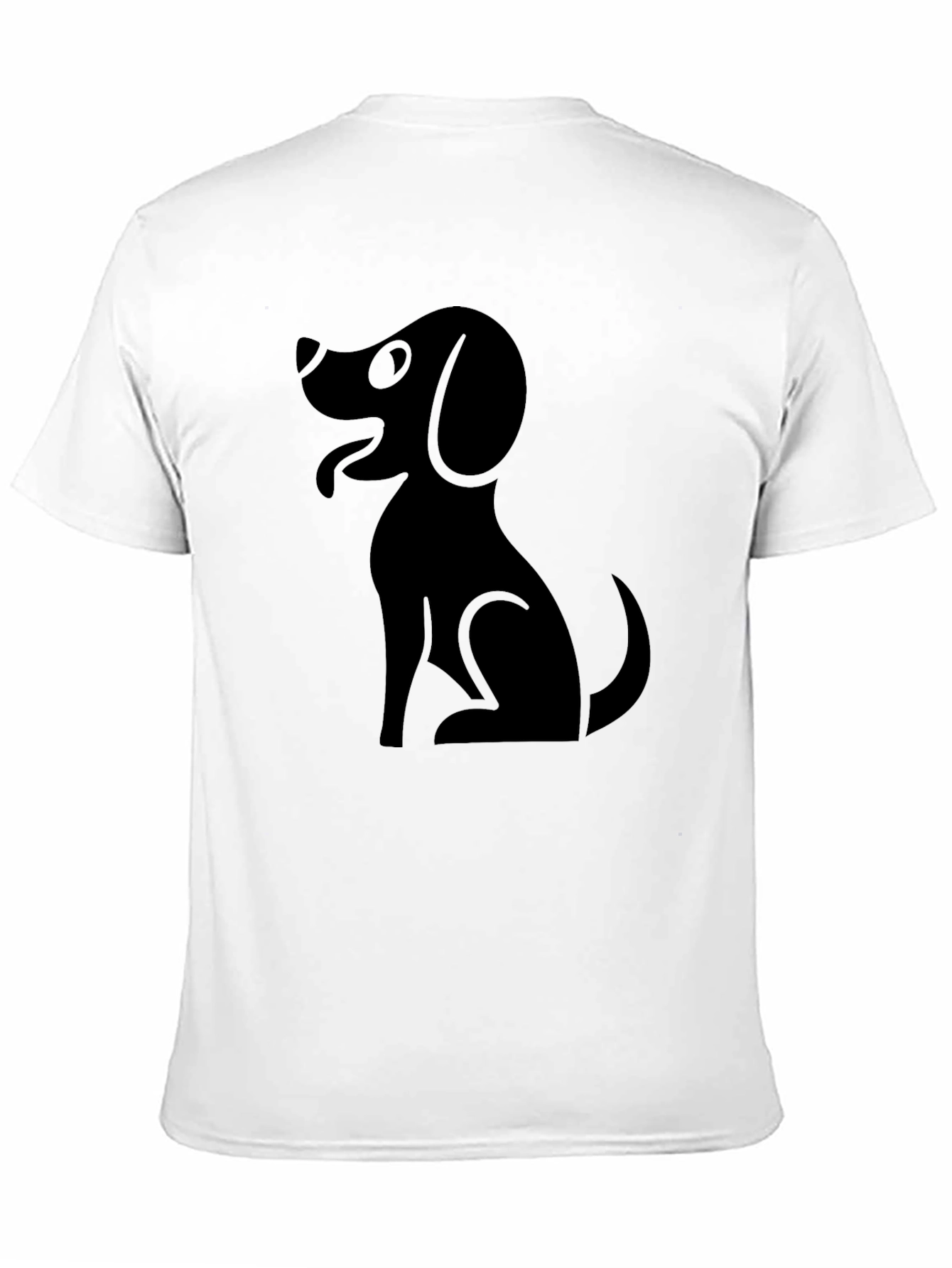 Black Dog Graphic Tee - Casual Comfort