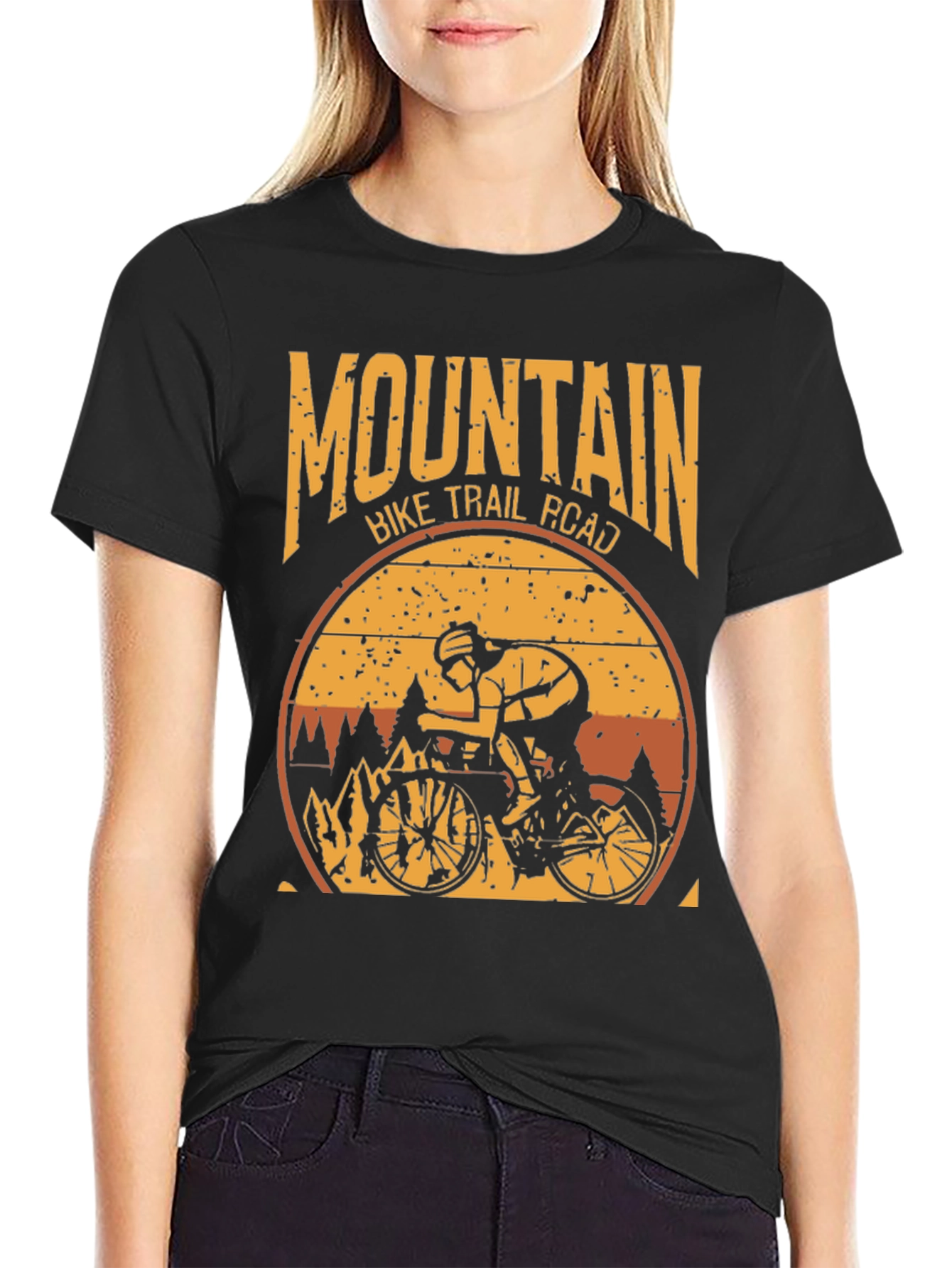 Mountain Bike Trail Road T-Shirt