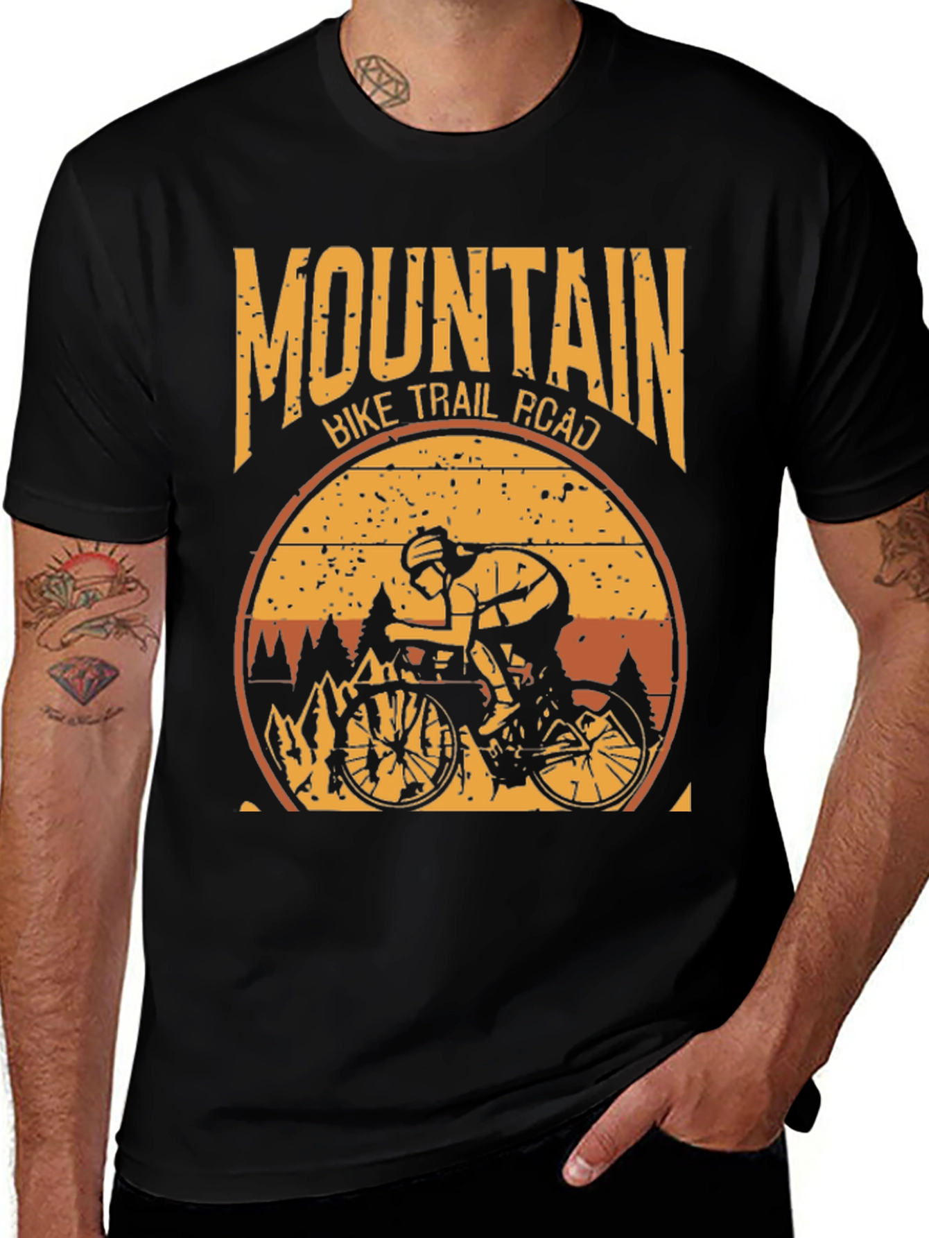 Mountain Bike Trail Road T-Shirt