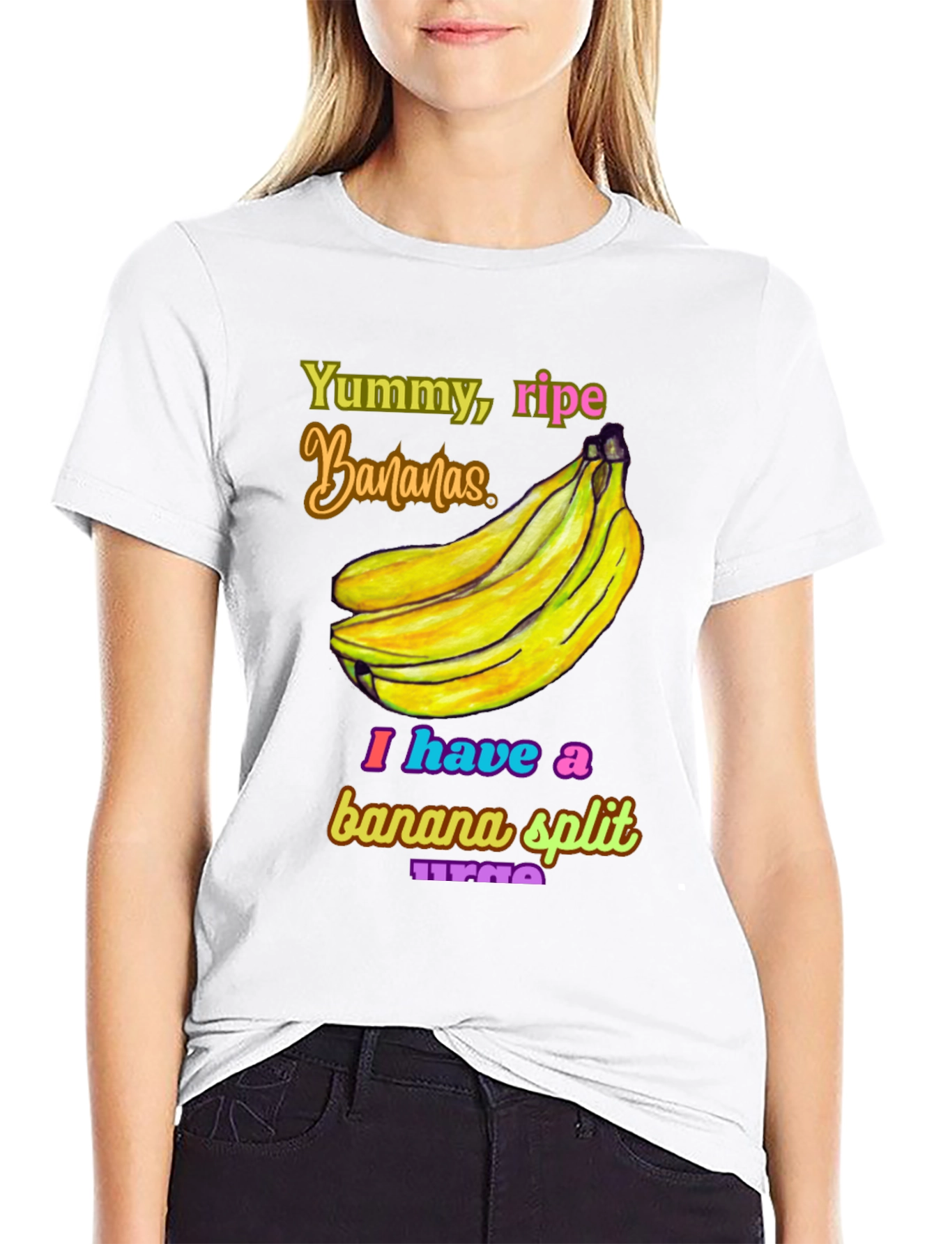 Banana Split Urge T-Shirt - Yummy Ripe Bananas