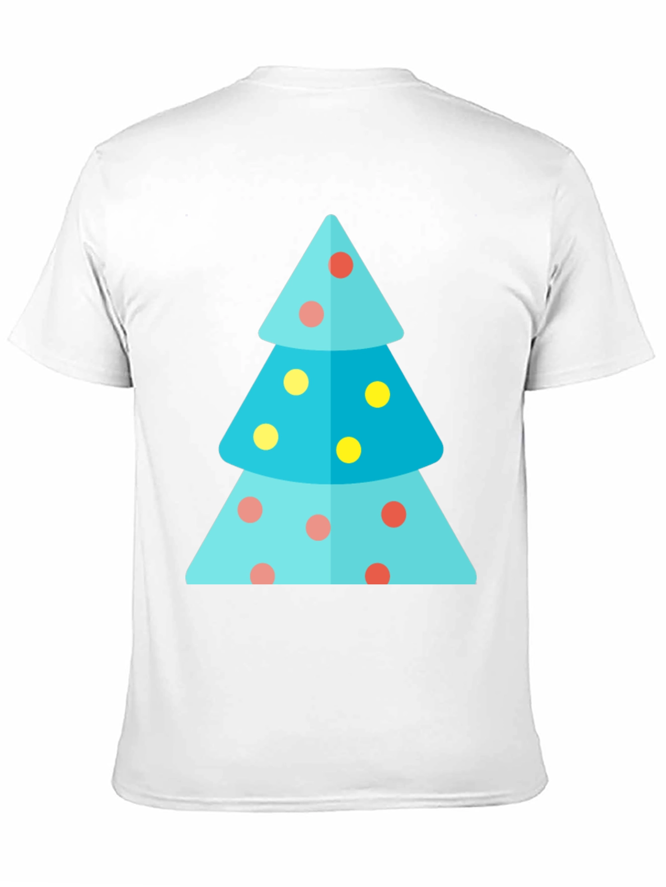 Festive Christmas Tree Graphic Tee - Holiday Apparel