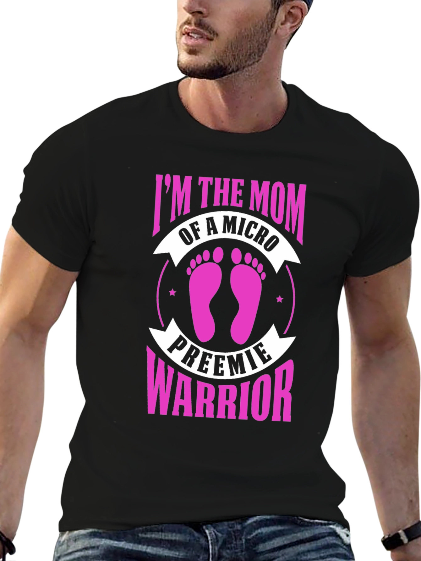 Micro Preemie Warrior Mom T-Shirt