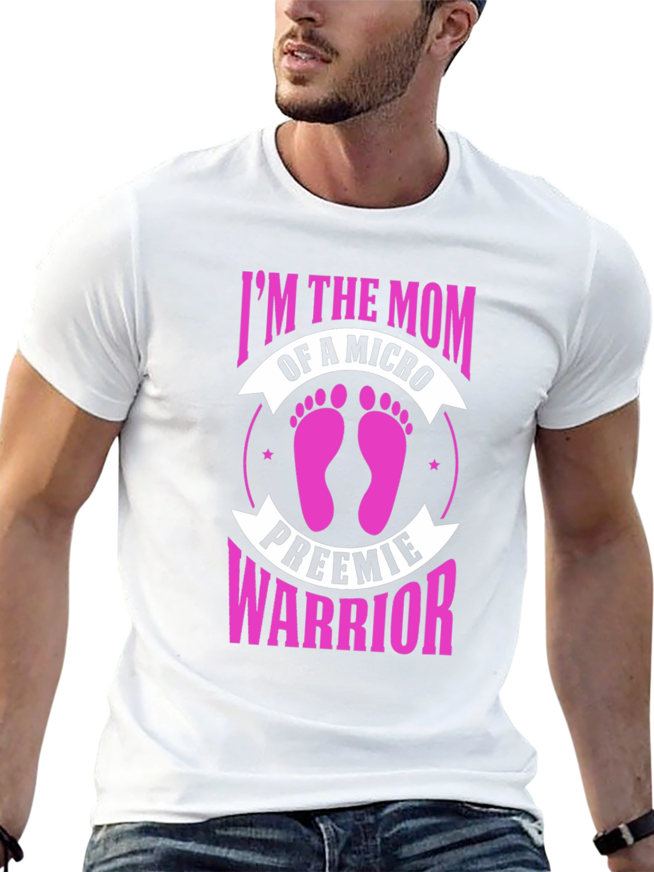 Micro Preemie Warrior Mom T-Shirt