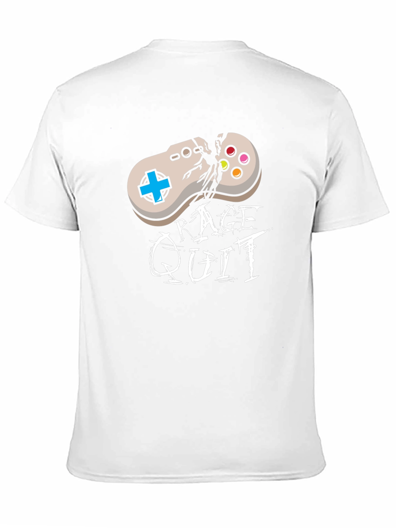 Rage Quit Controller Graphic Black T-Shirt