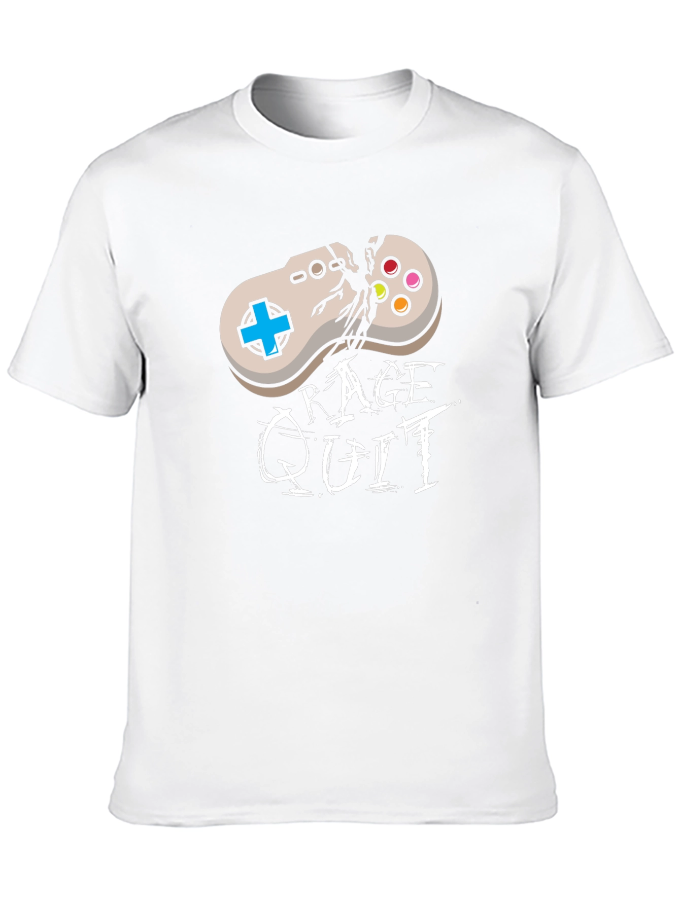 Rage Quit Controller Graphic Black T-Shirt