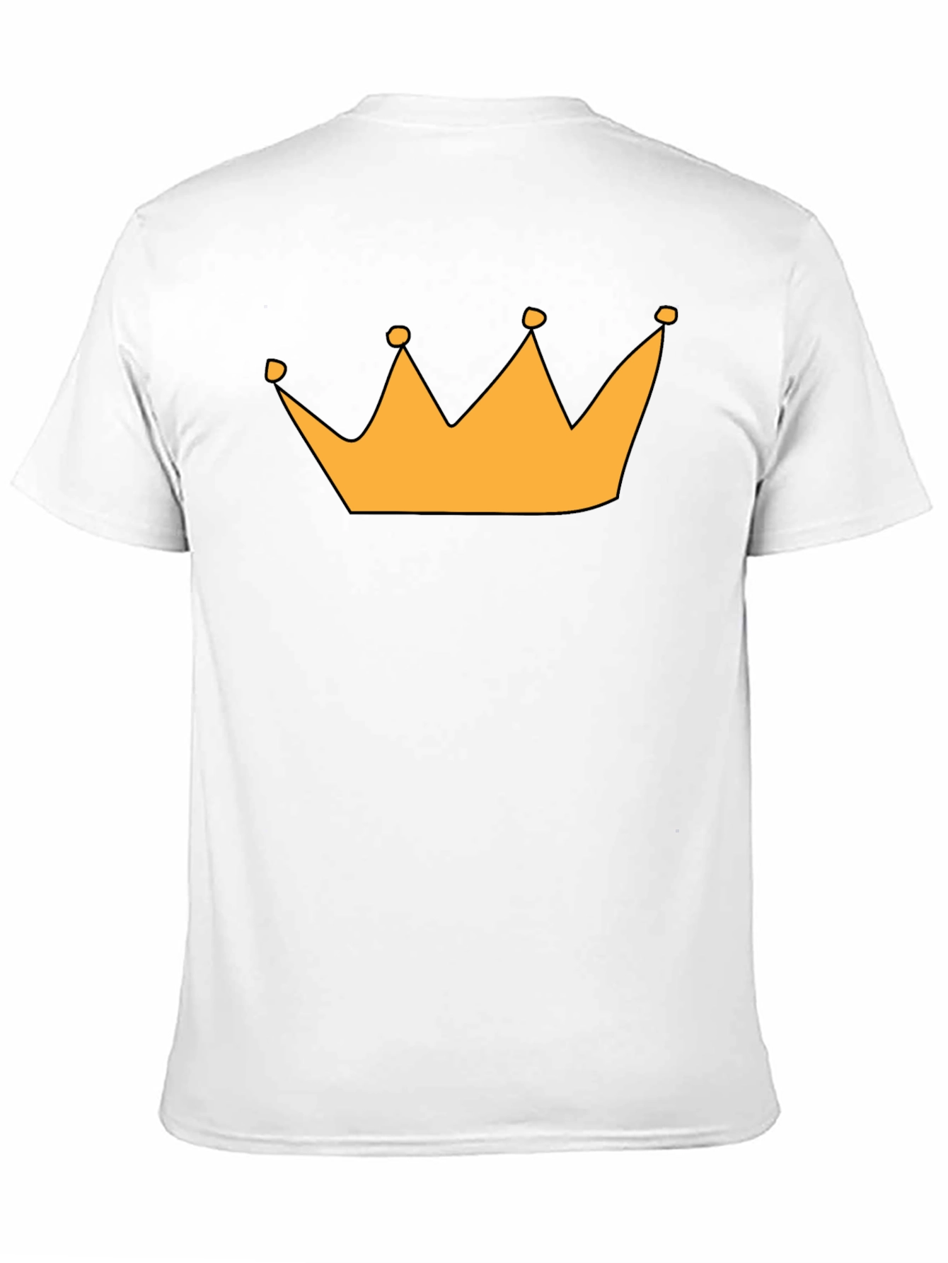 Crown Graphic Tee - Black Short Sleeve