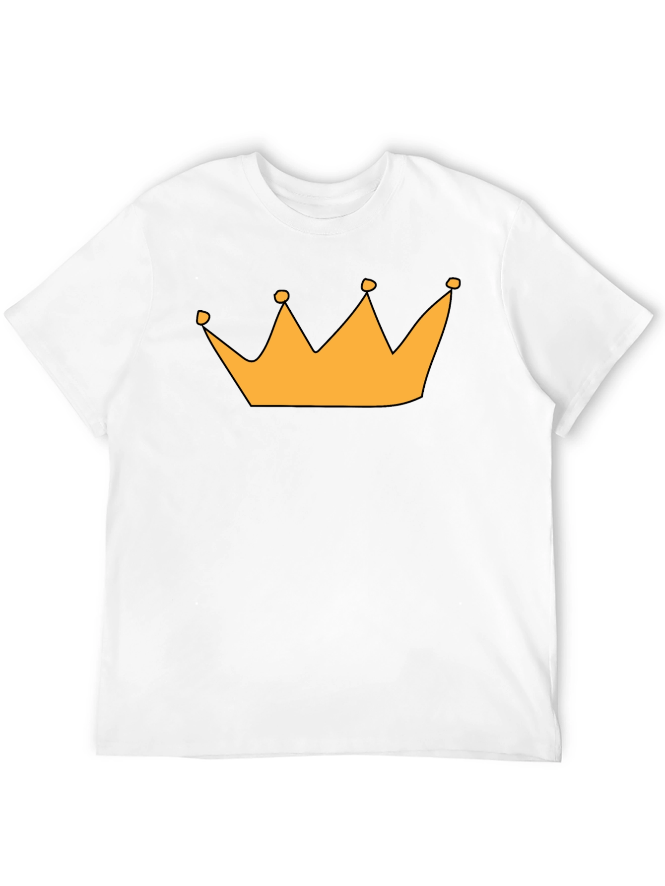 Crown Graphic Tee - Black Short Sleeve