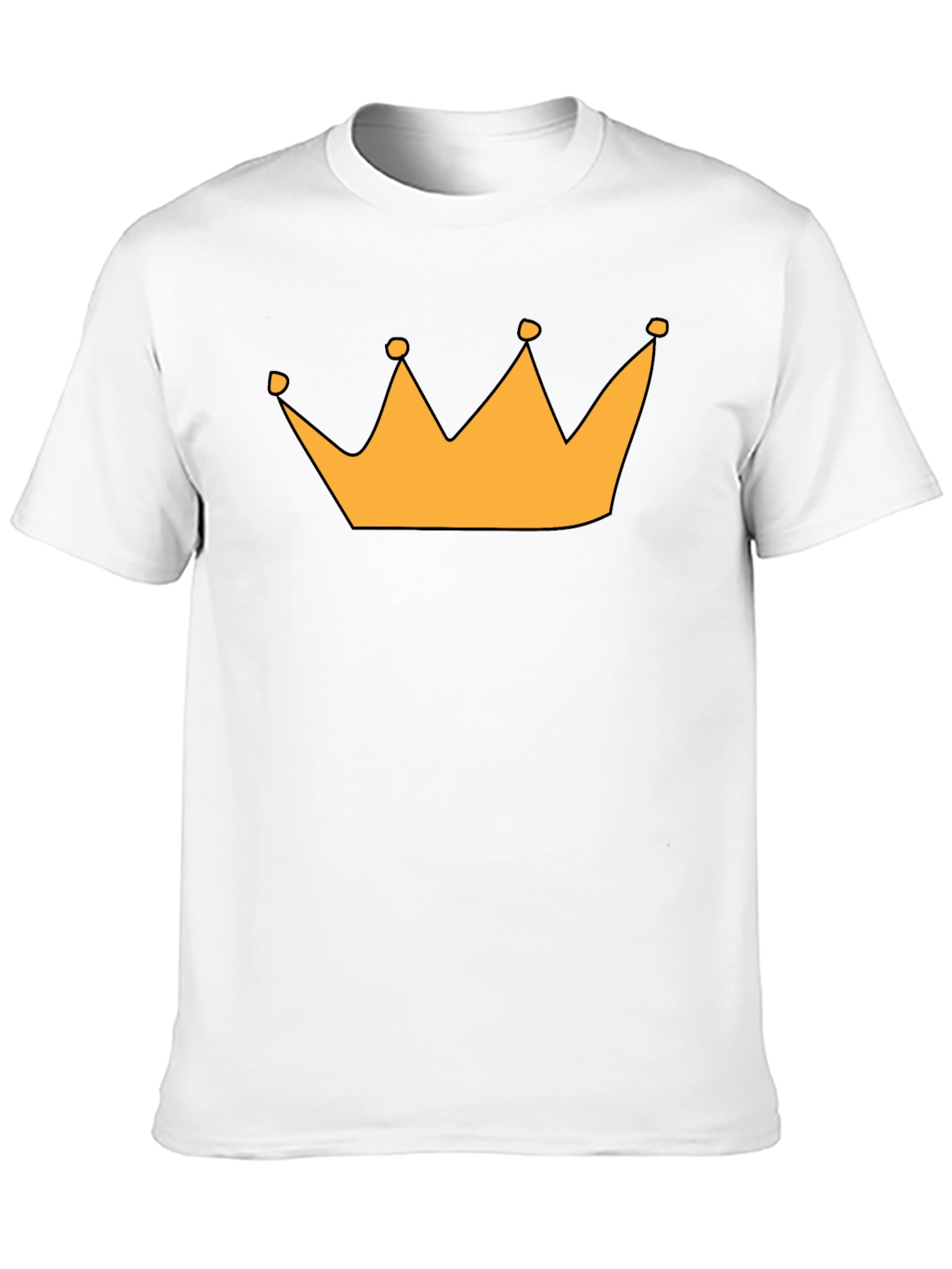 Crown Graphic Tee - Black Short Sleeve