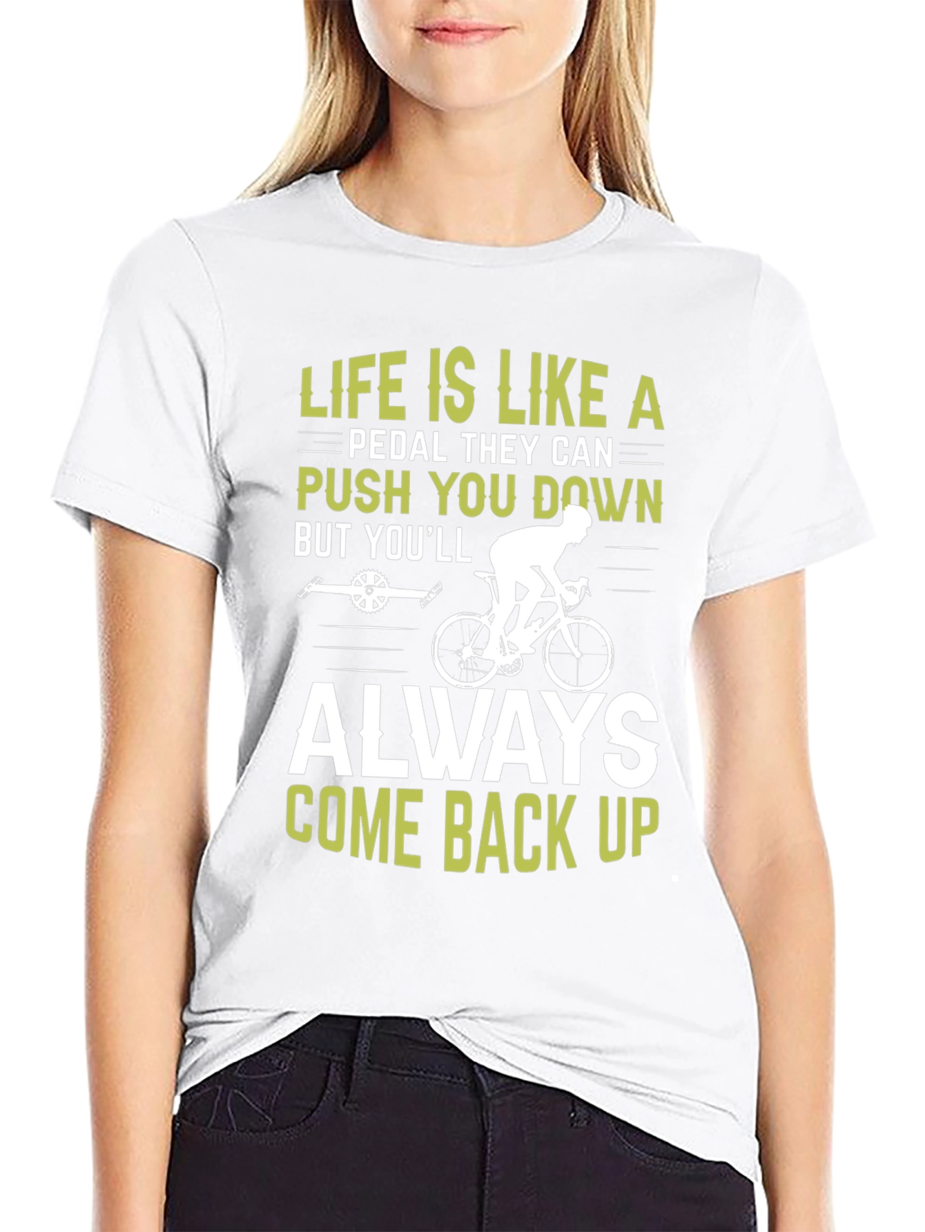 Life Is Like A Pedal T-Shirt Cycling Motivational Tee