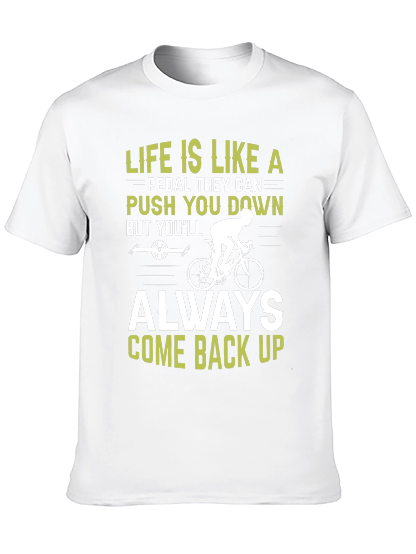 Life Is Like A Pedal T-Shirt Cycling Motivational Tee