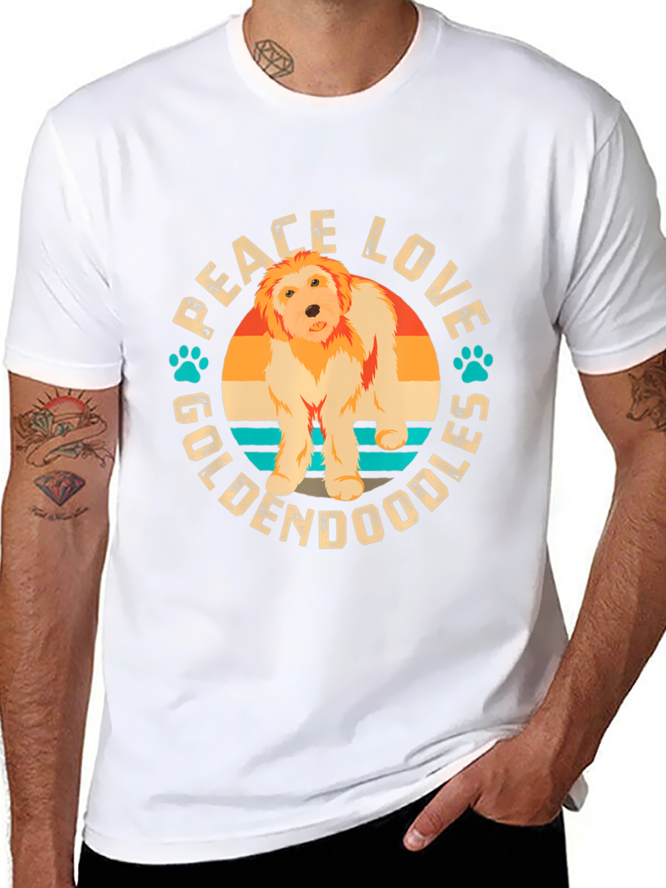 Peace Love Goldendoodles T-Shirt