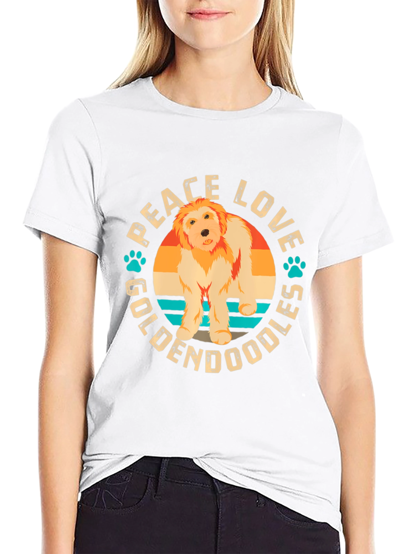 Peace Love Goldendoodles T-Shirt
