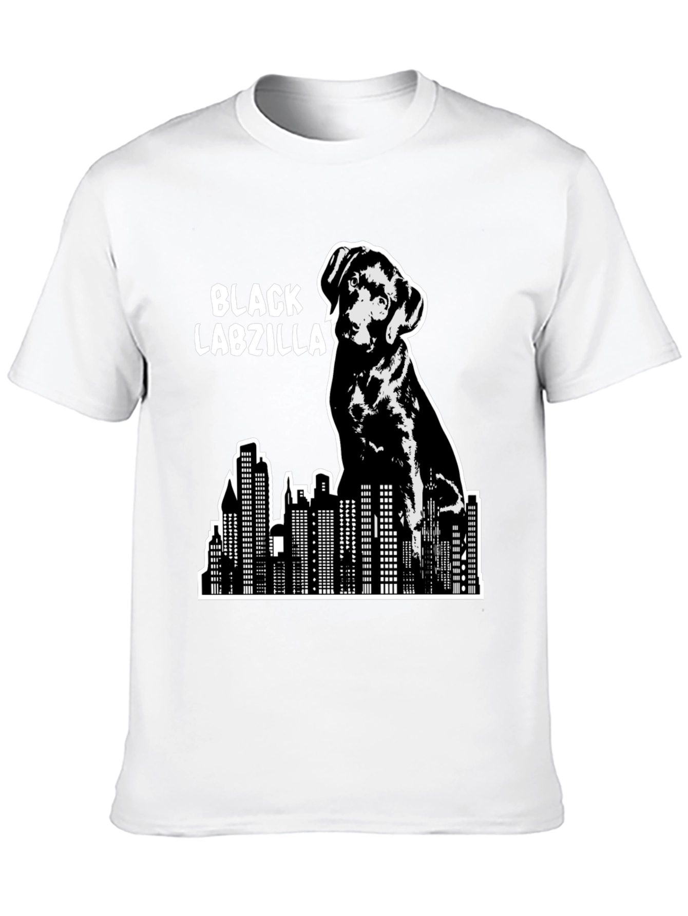 Black Labzilla T-Shirt - Dog Lover Apparel