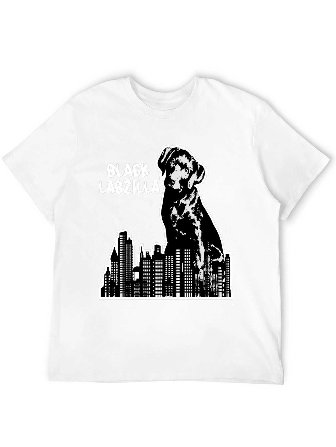 Black Labzilla T-Shirt - Dog Lover Apparel