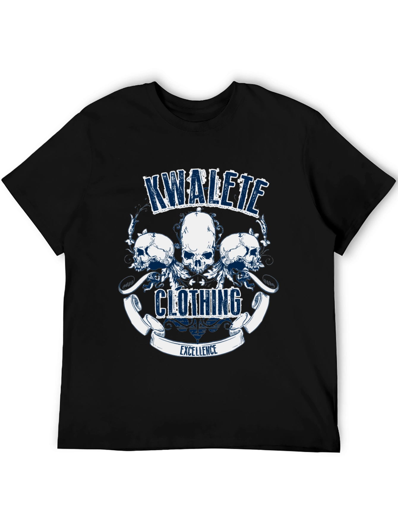 Kwalete Clothing Skull Graphic T-Shirt