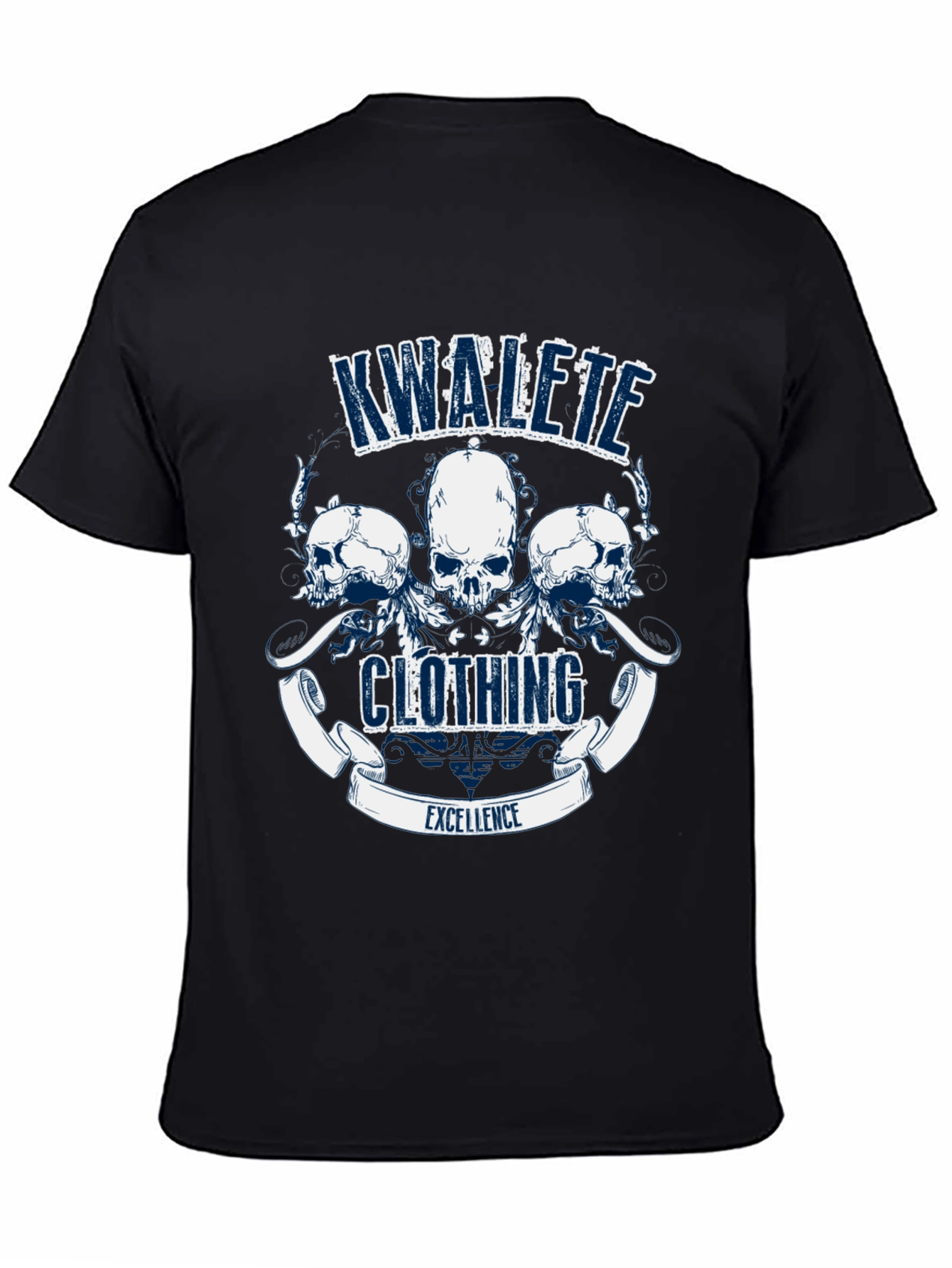 Kwalete Clothing Skull Graphic T-Shirt