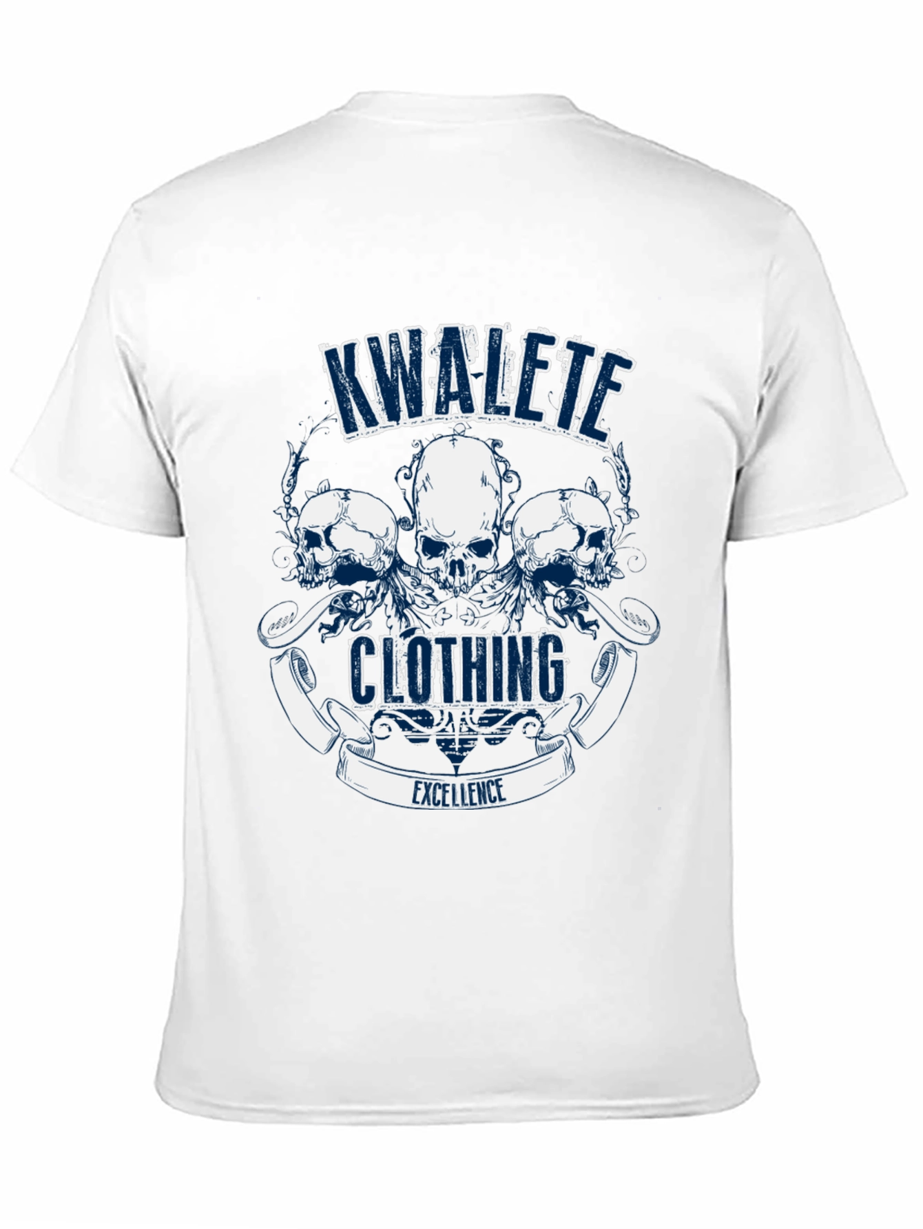 Kwalete Clothing Skull Graphic T-Shirt