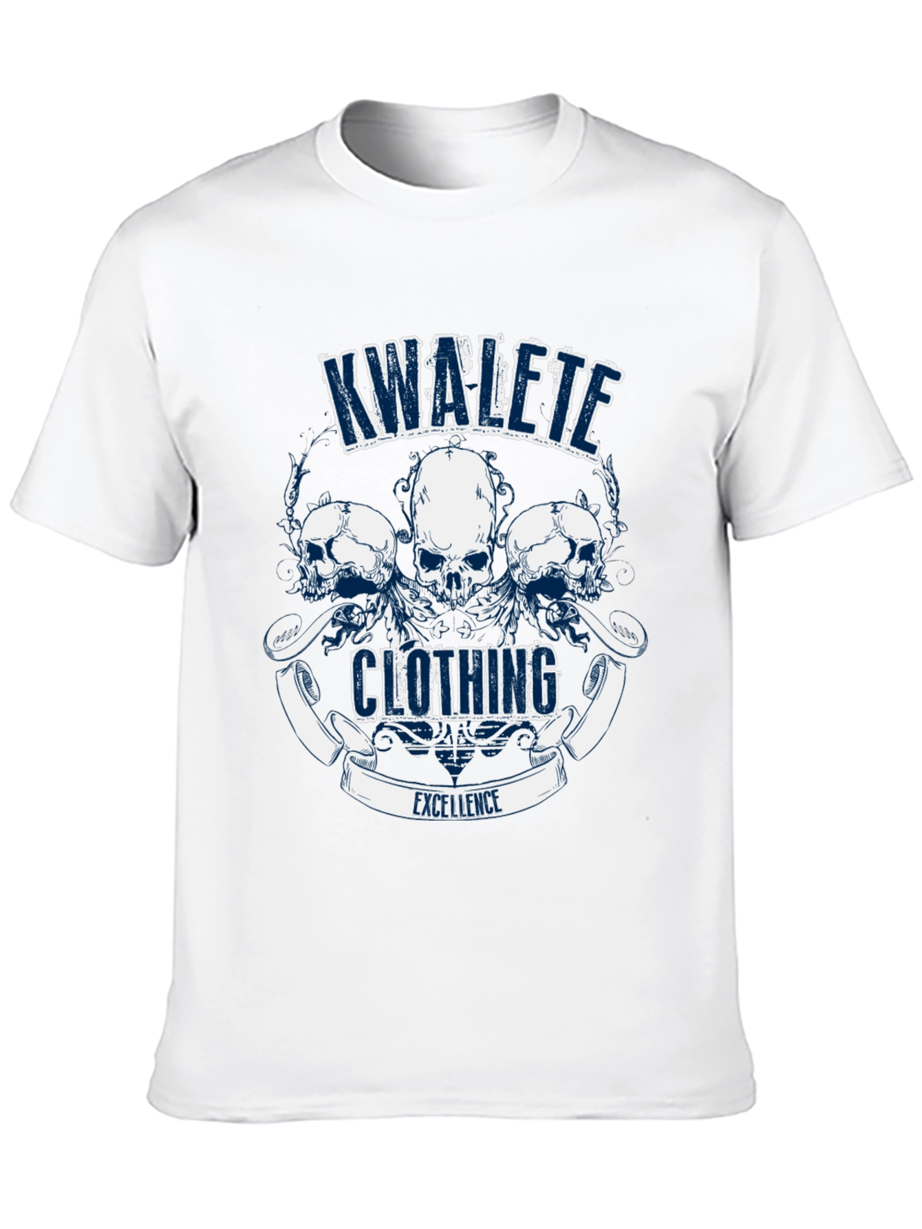 Kwalete Clothing Skull Graphic T-Shirt