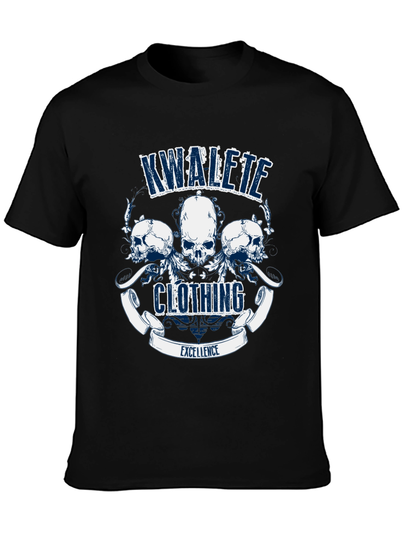 Kwalete Clothing Skull Graphic T-Shirt
