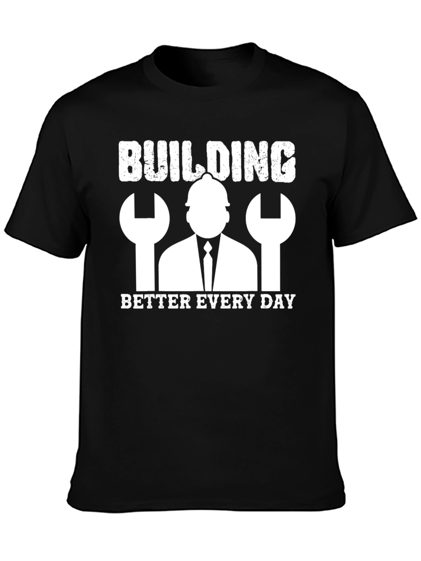Building Better Every Day Graphic Tee - Black