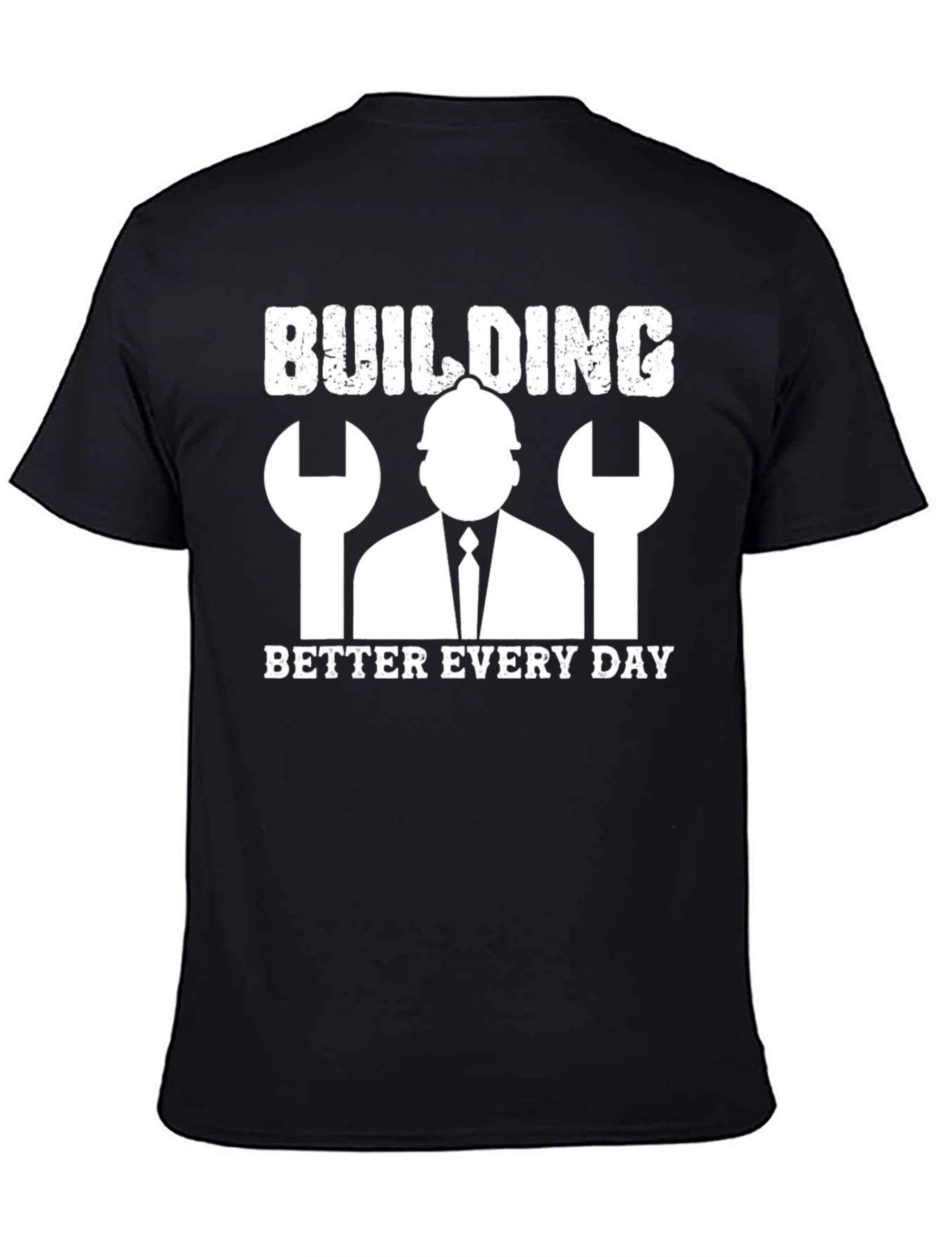Building Better Every Day Graphic Tee - Black