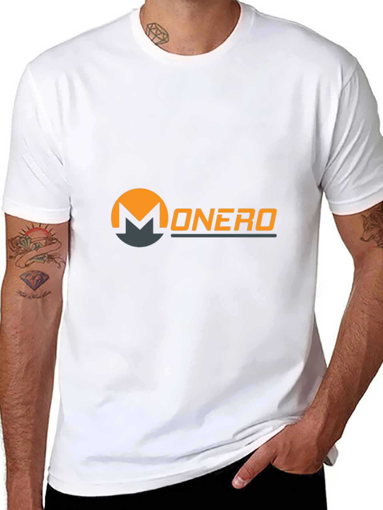 Monero Crypto Black T-Shirt