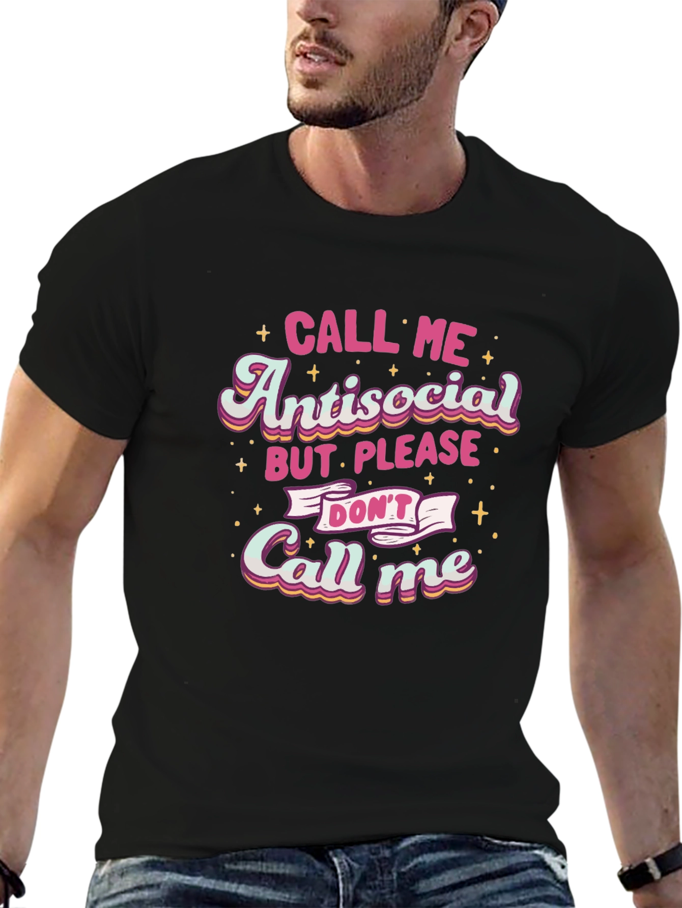 Antisocial Please Dont Call Me T-Shirt