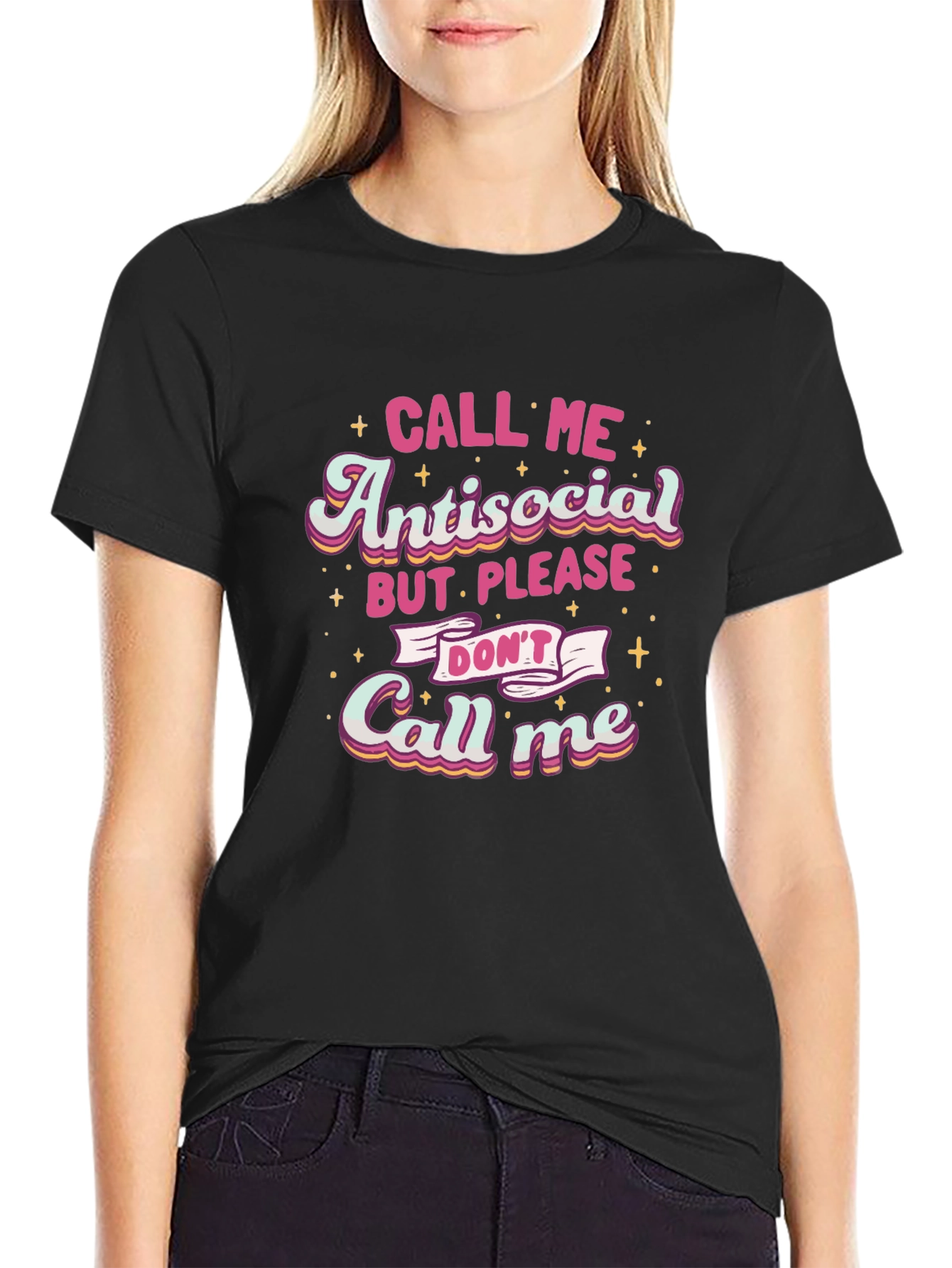 Antisocial Please Dont Call Me T-Shirt