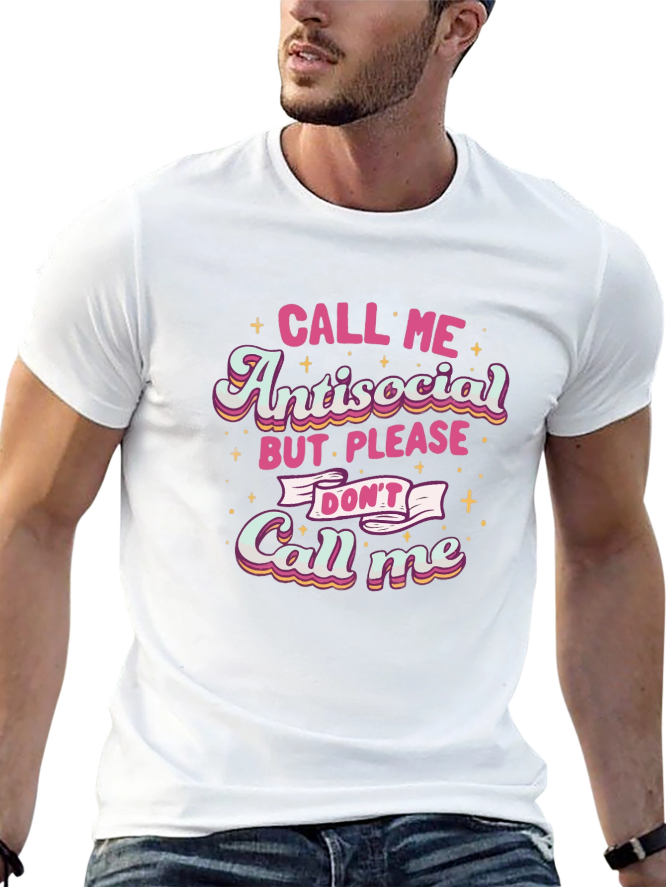 Antisocial Please Dont Call Me T-Shirt