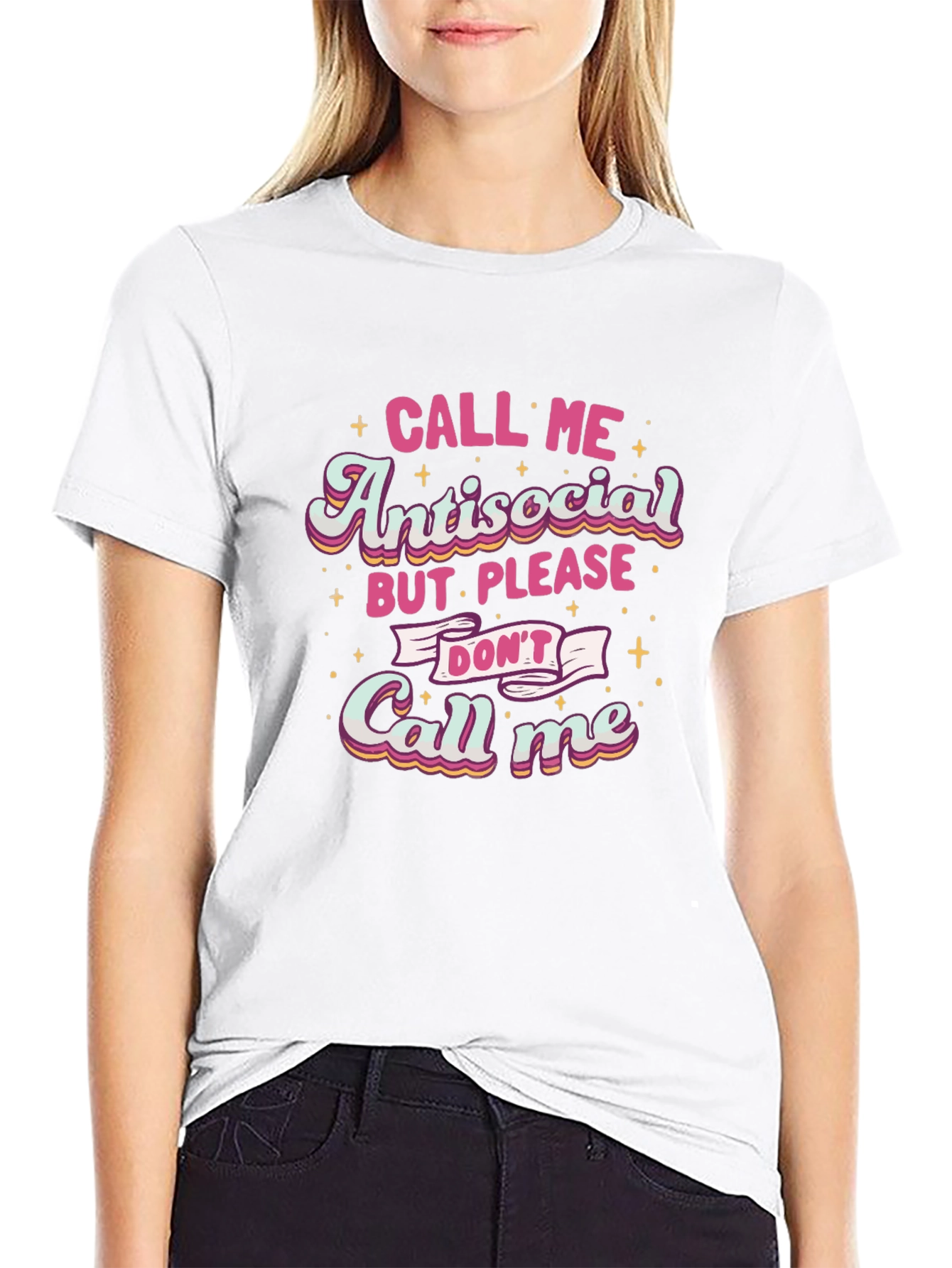 Antisocial Please Dont Call Me T-Shirt