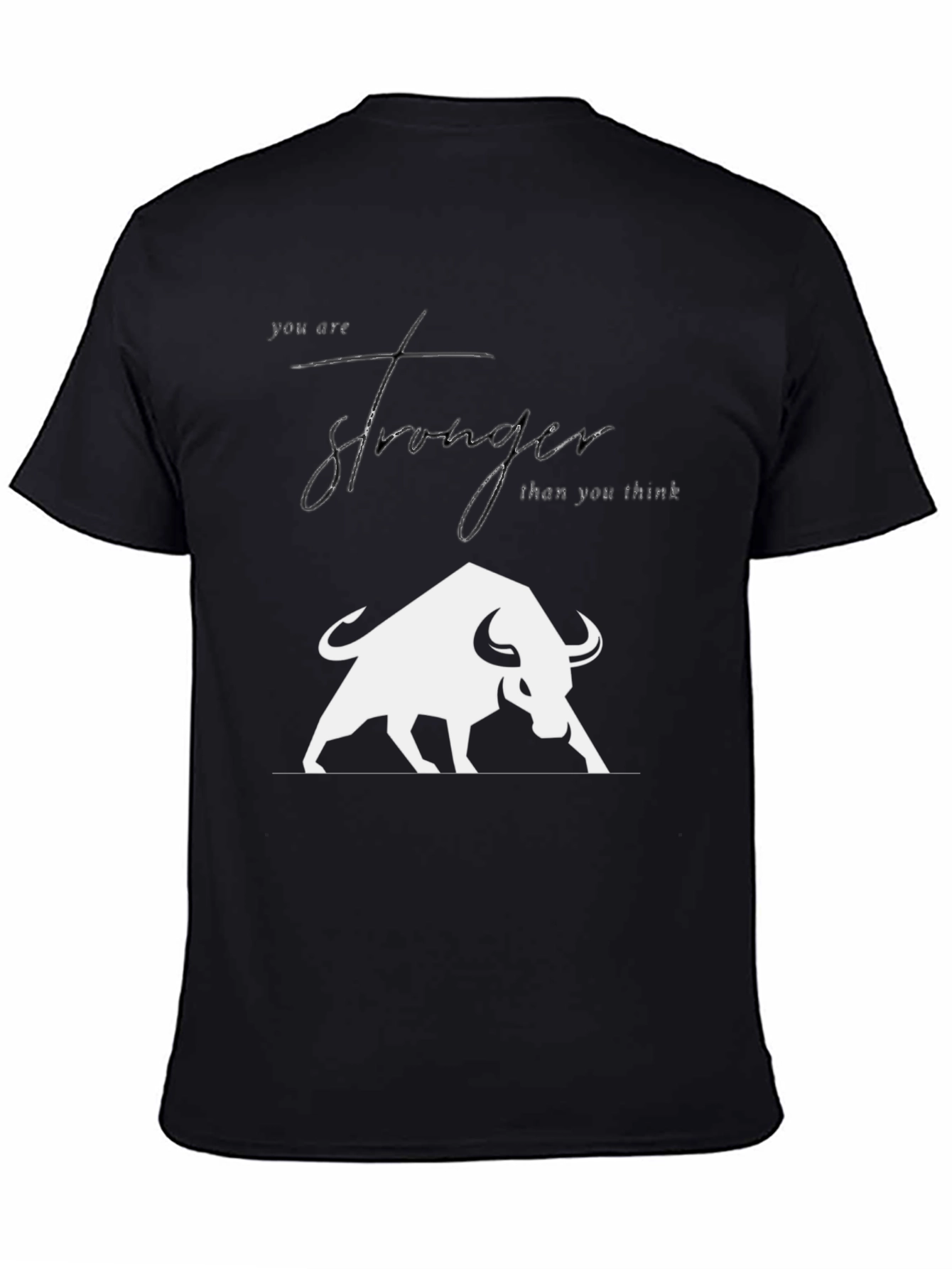 Stronger Than You Think Bull Graphic Tee