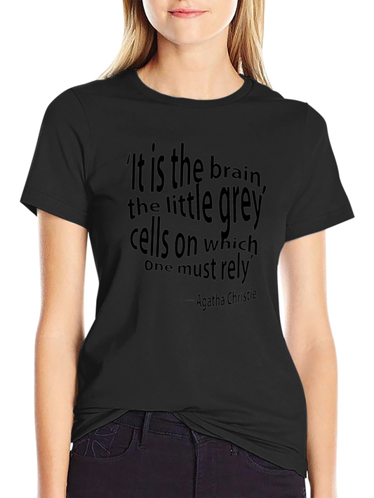 Brain Cells Agatha Christie T-Shirt