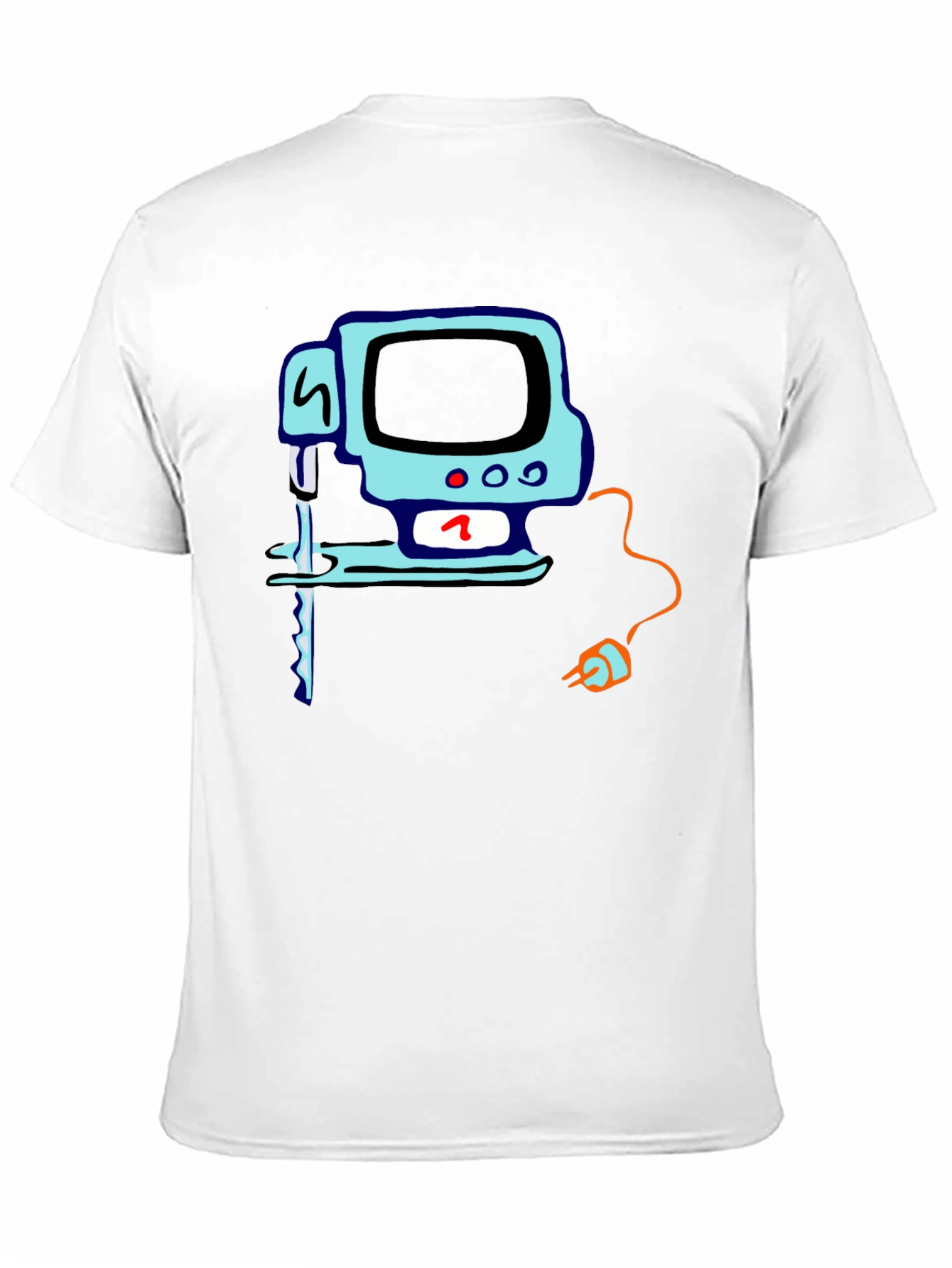 Retro Computer Graphic T-Shirt - Classic Tech Style